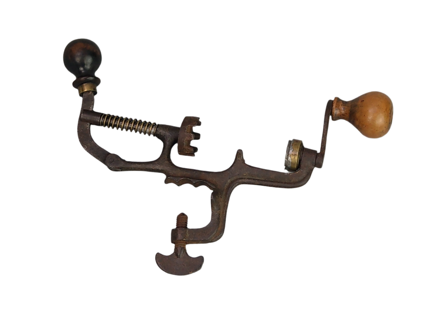 Antique shotgun cartridge loader Sixteen Bore vice mounted tool