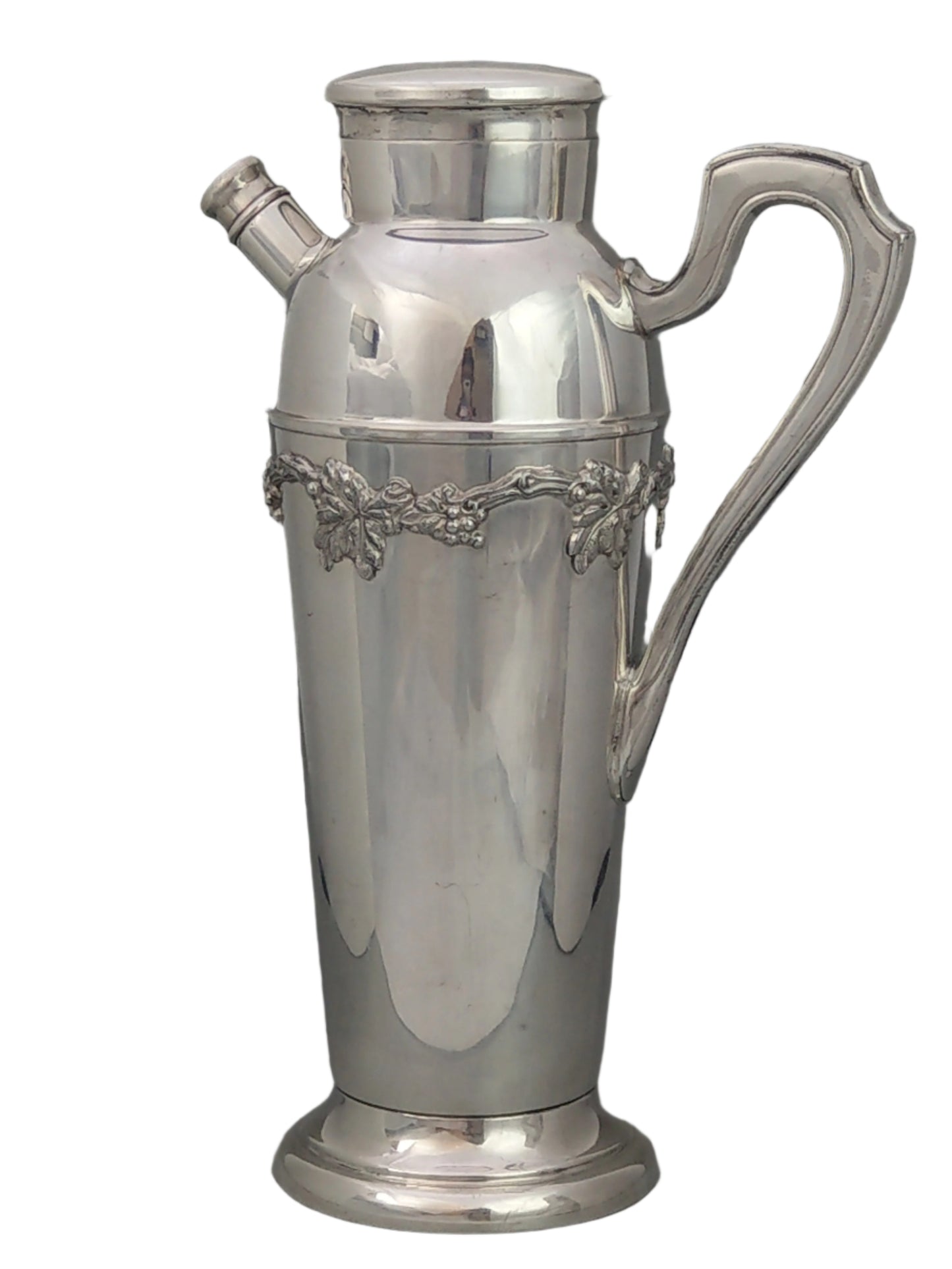 Antique Silver Plated Large Cocktail Shaker by Mappin and Webb