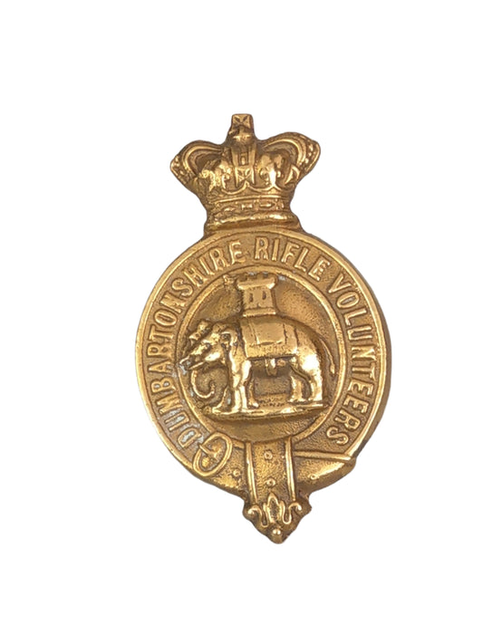 Dumbartonshire Rifle Volunteers Regimental Cap Badge