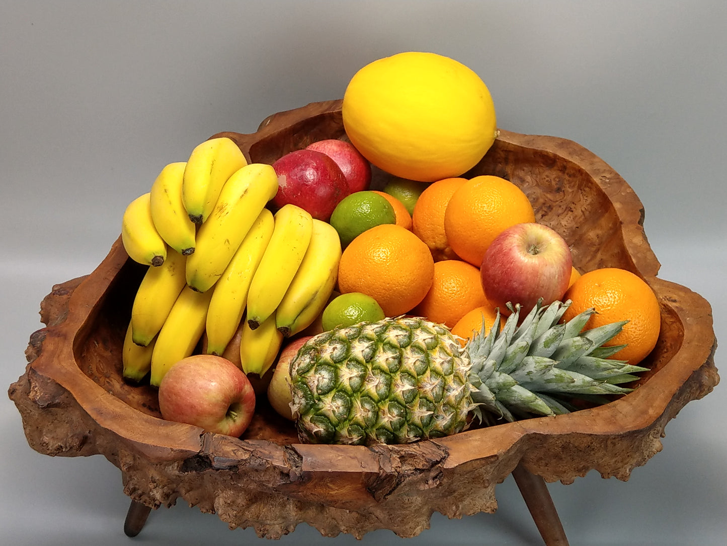 Large Burr Wood Side Table Bowl Centrepiece