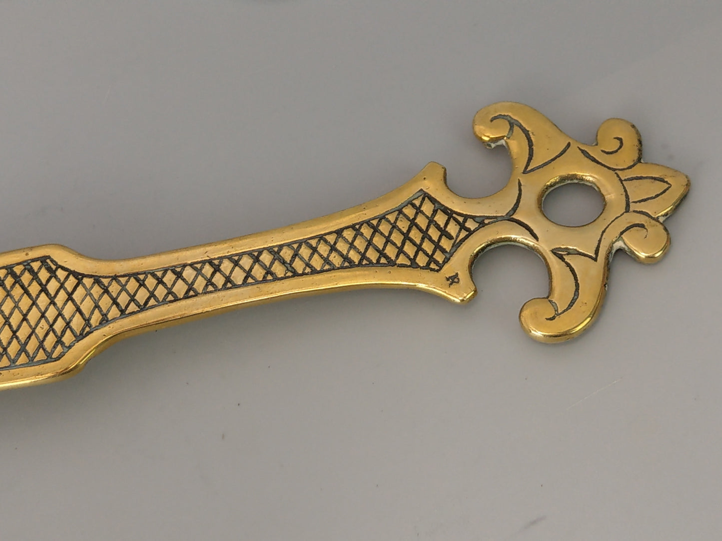 Welsh pierced Fleur-de-lis Skimmer c1900