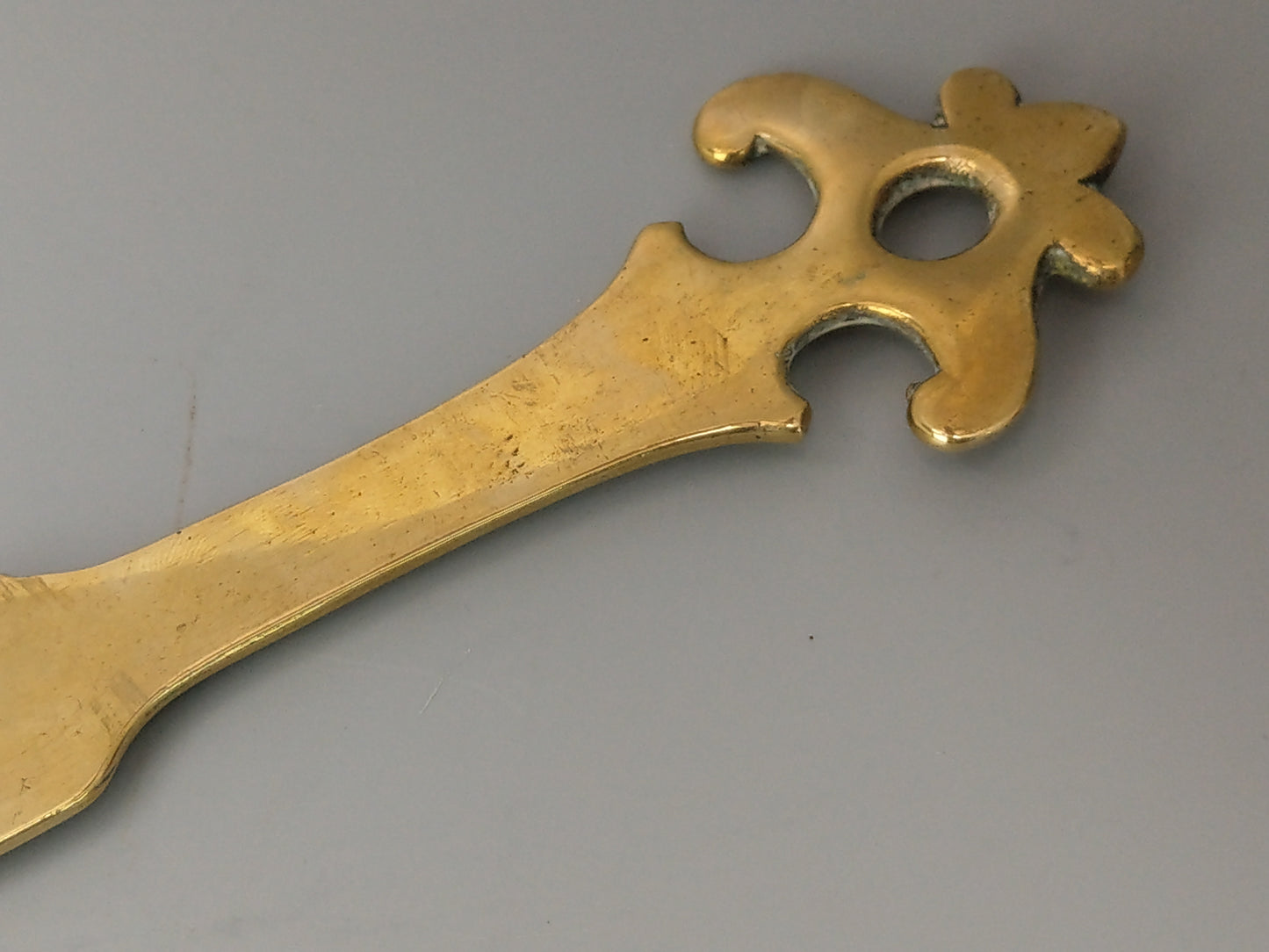 Welsh pierced Fleur-de-lis Skimmer c1900