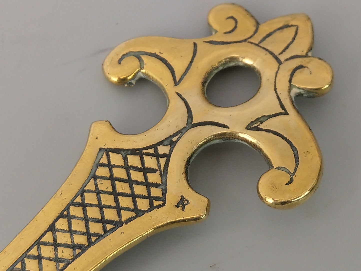 Welsh pierced Fleur-de-lis Skimmer c1900