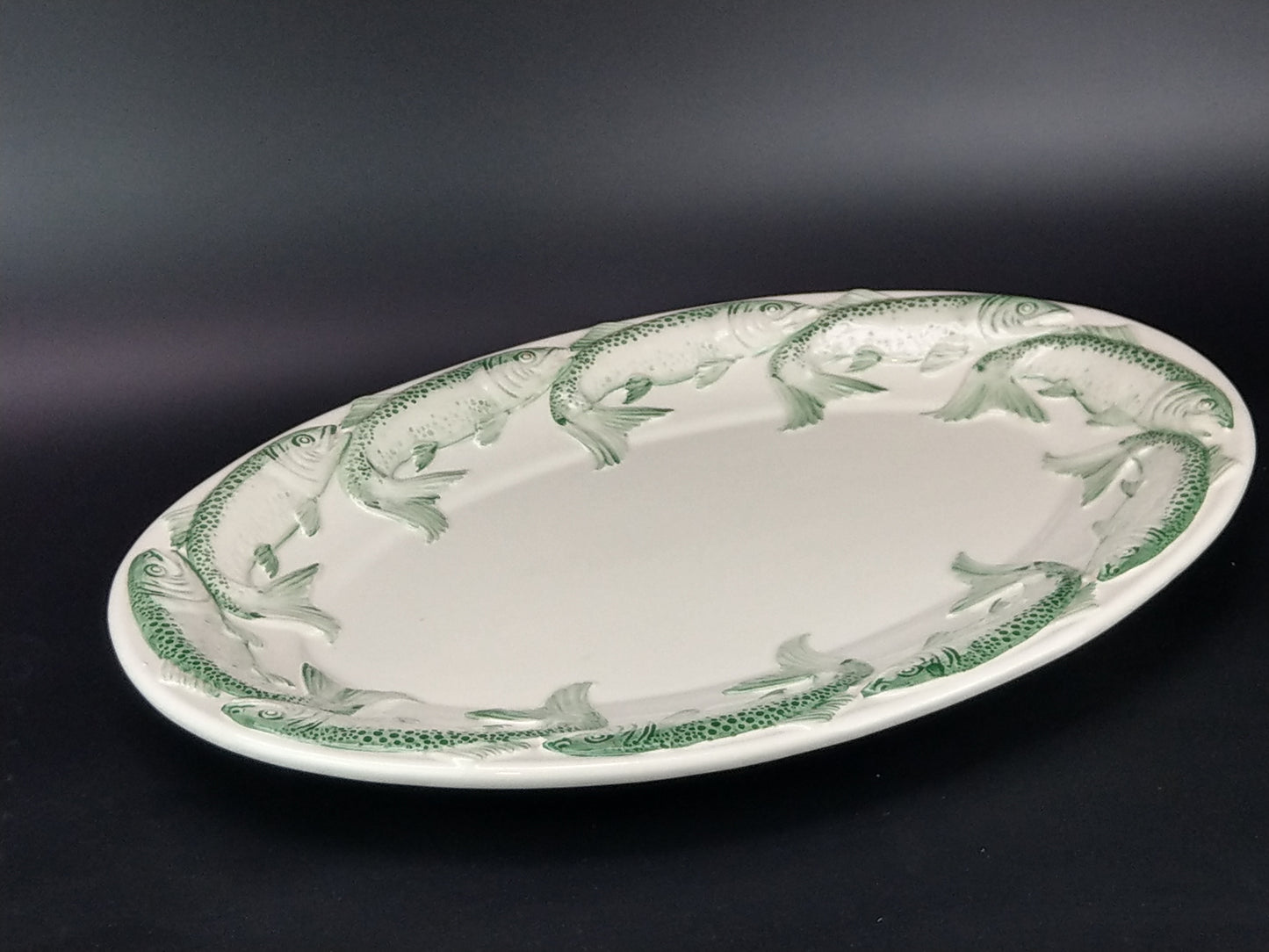 Large fish and seafood platter with Trout by Santos Portugal