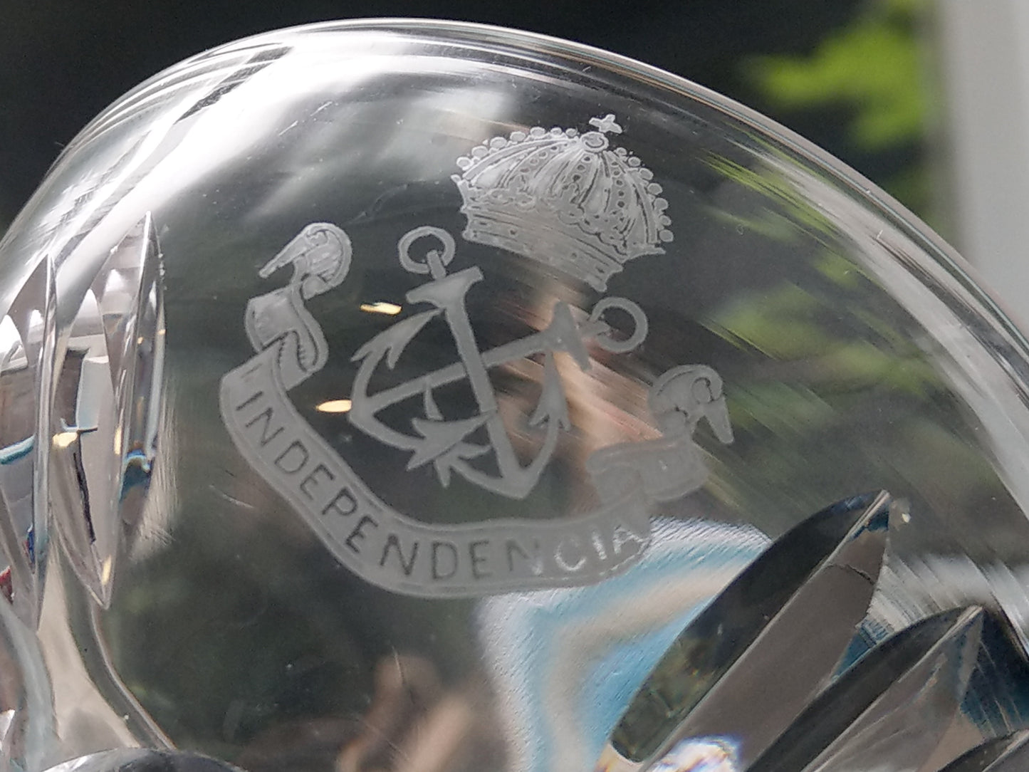 Glasses with Royal Navy Crest