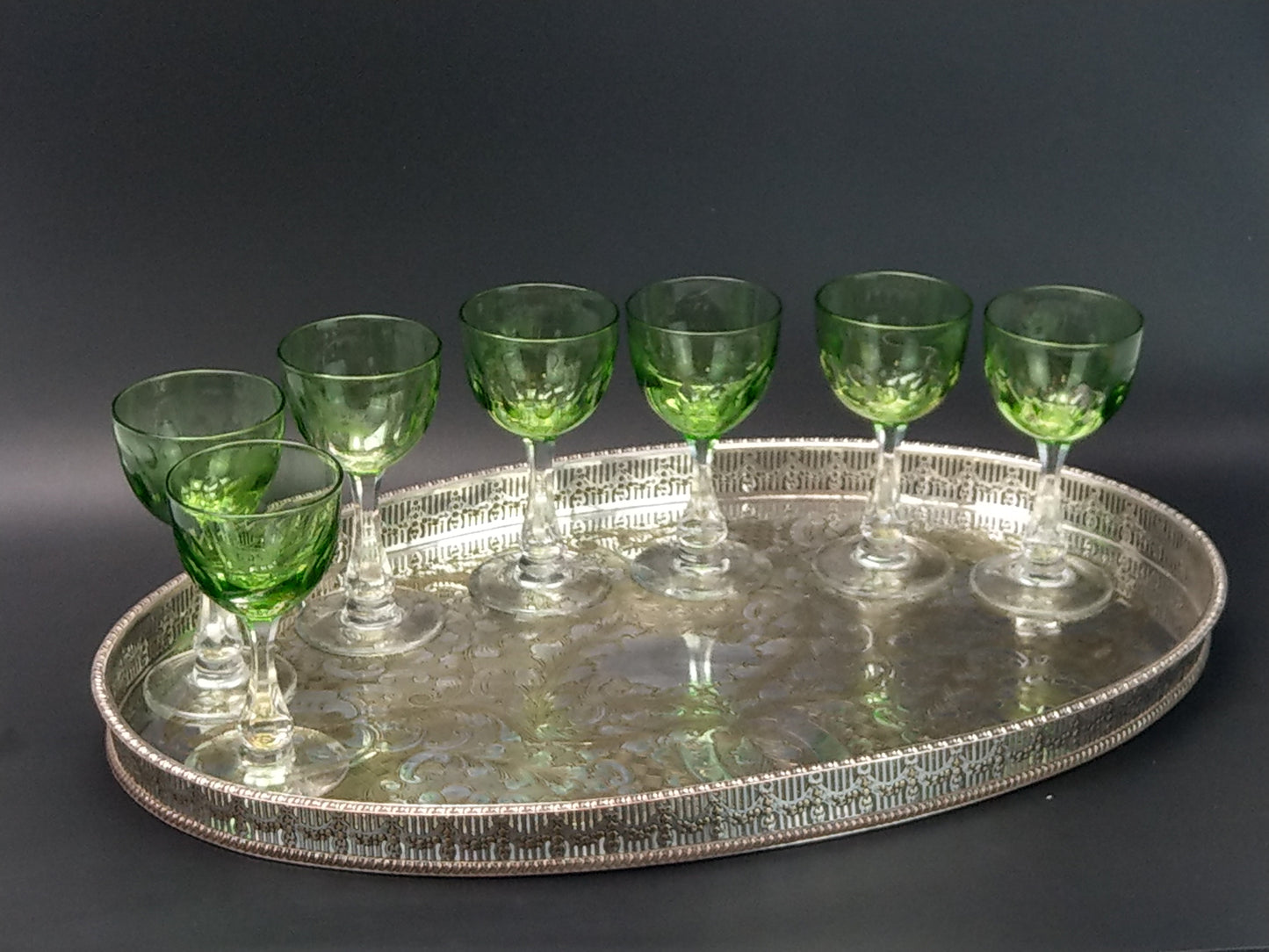 Oval Gallery Tray, Silver-Plated, Viners Sheffield