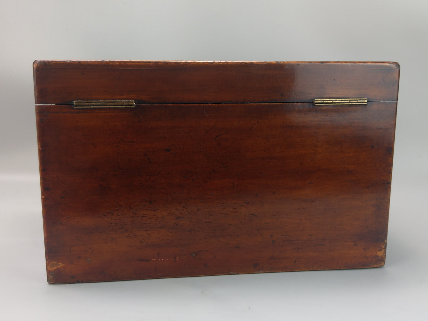 Victorian Large Stationery Box, Mahogany, Great Northern Railway, Woodhall Junction/Kirkstead Station