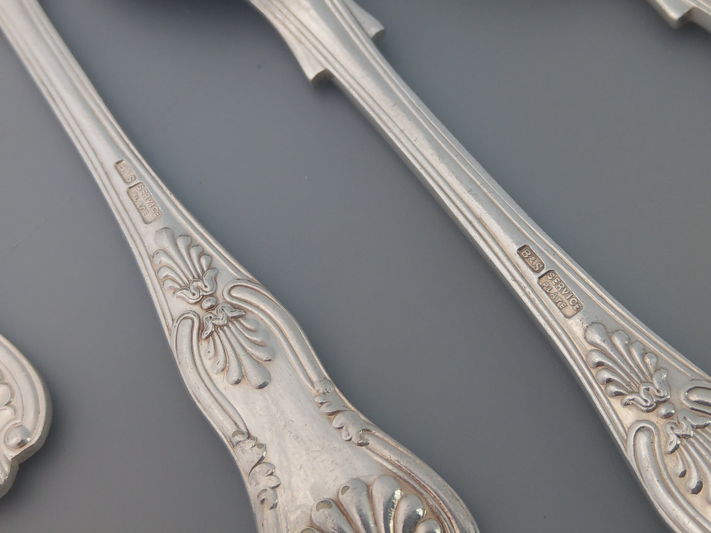 Silver plated Cutlery with King Pattern by Butcher and Swan Nottingham