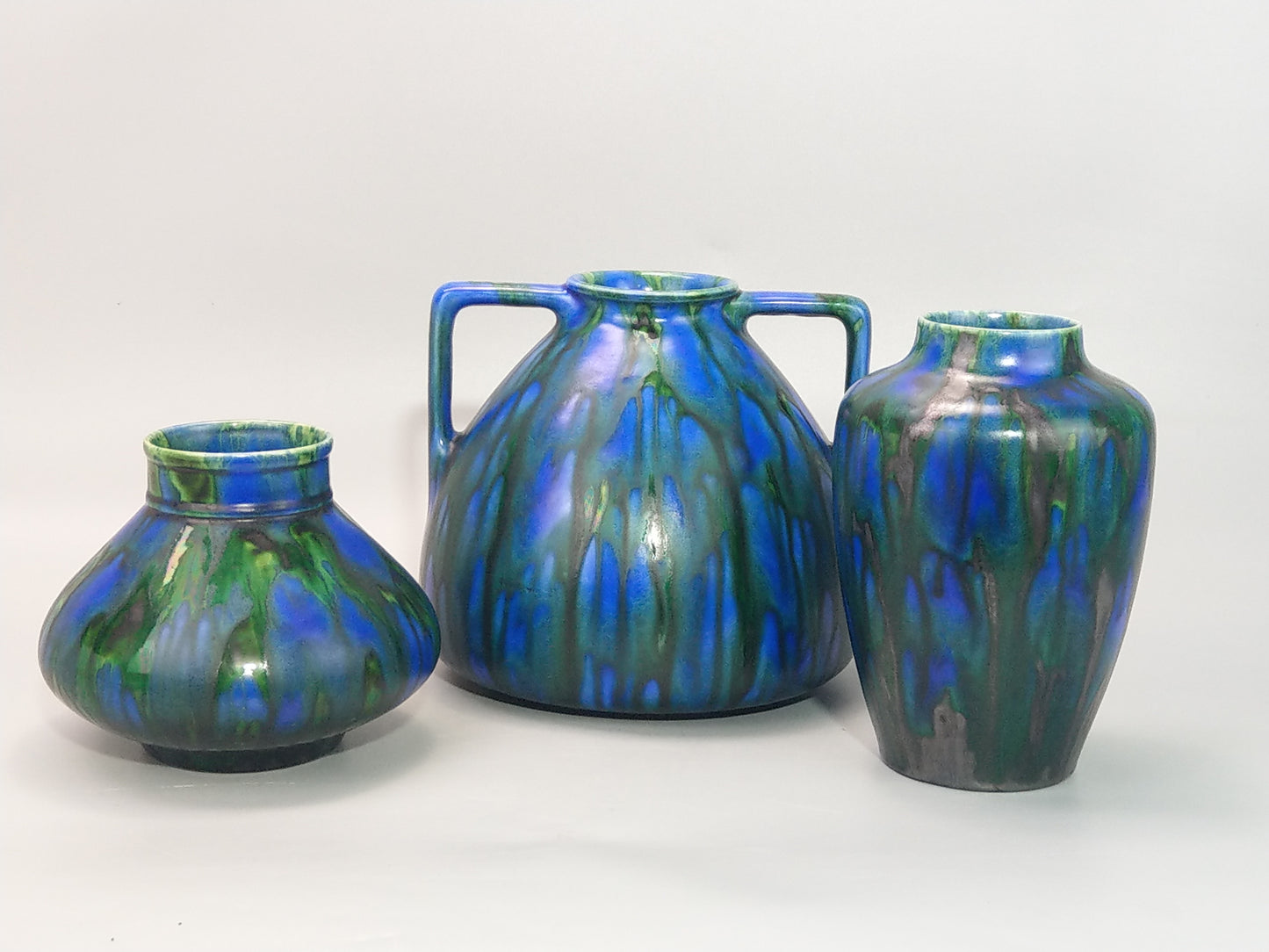 Medium Peacock Vase Minton Hollins & Co Astra Ware 