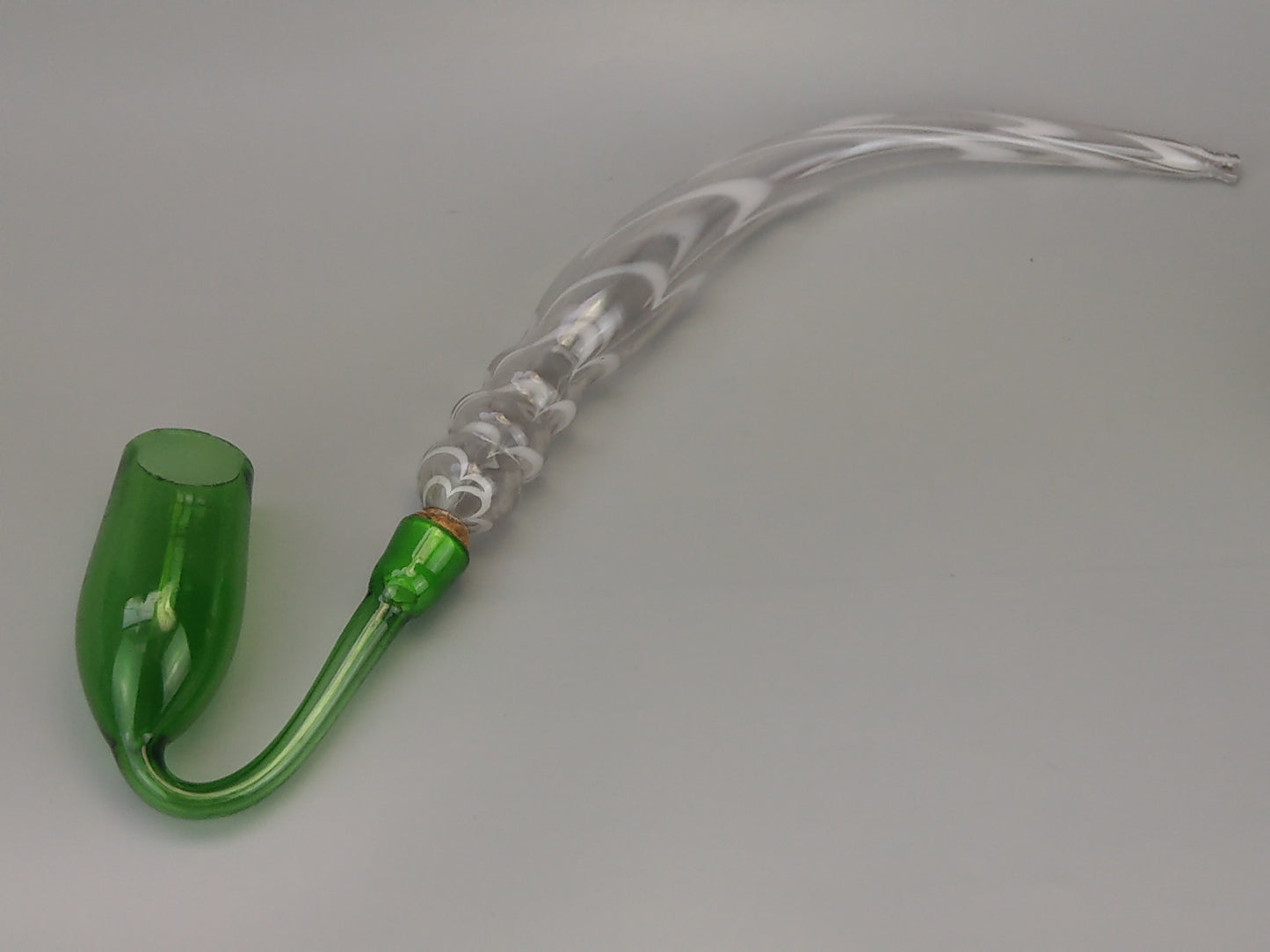 Large Nailsea glass pipe Antique tobacconist shop display