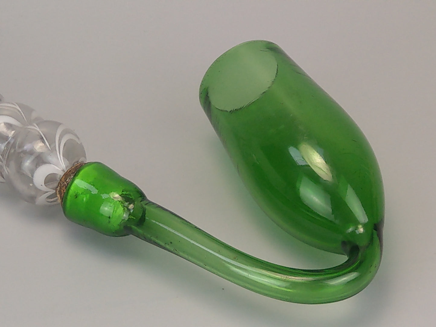 Large Nailsea glass pipe Antique tobacconist shop display