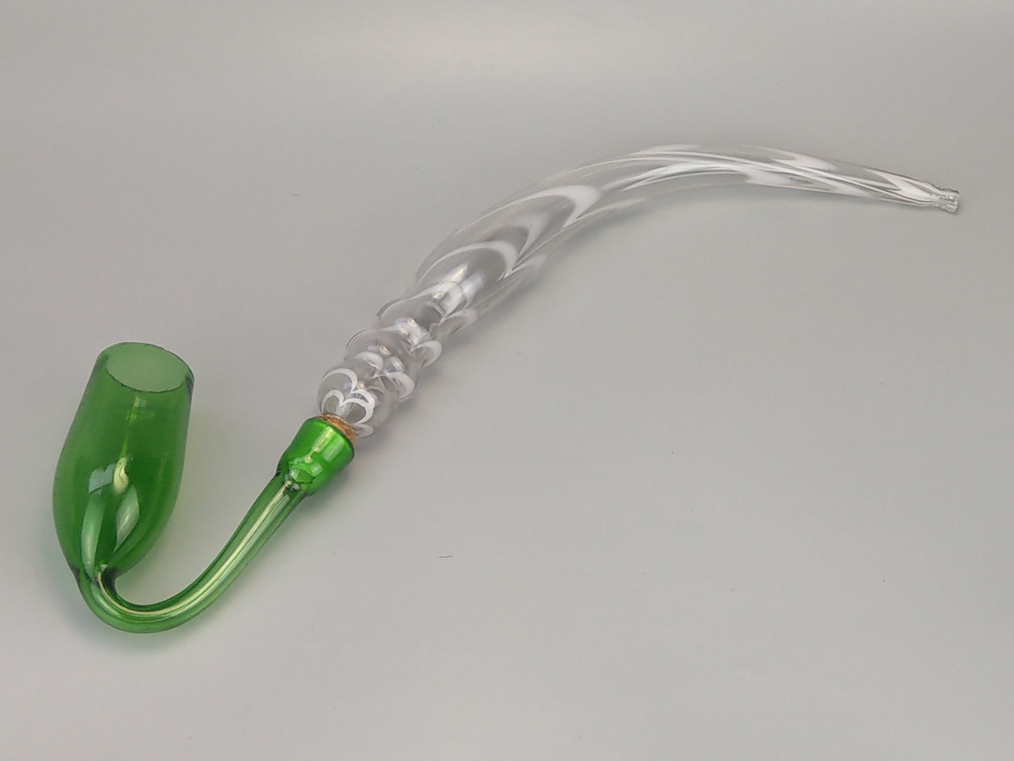 Large Nailsea glass pipe Antique tobacconist shop display