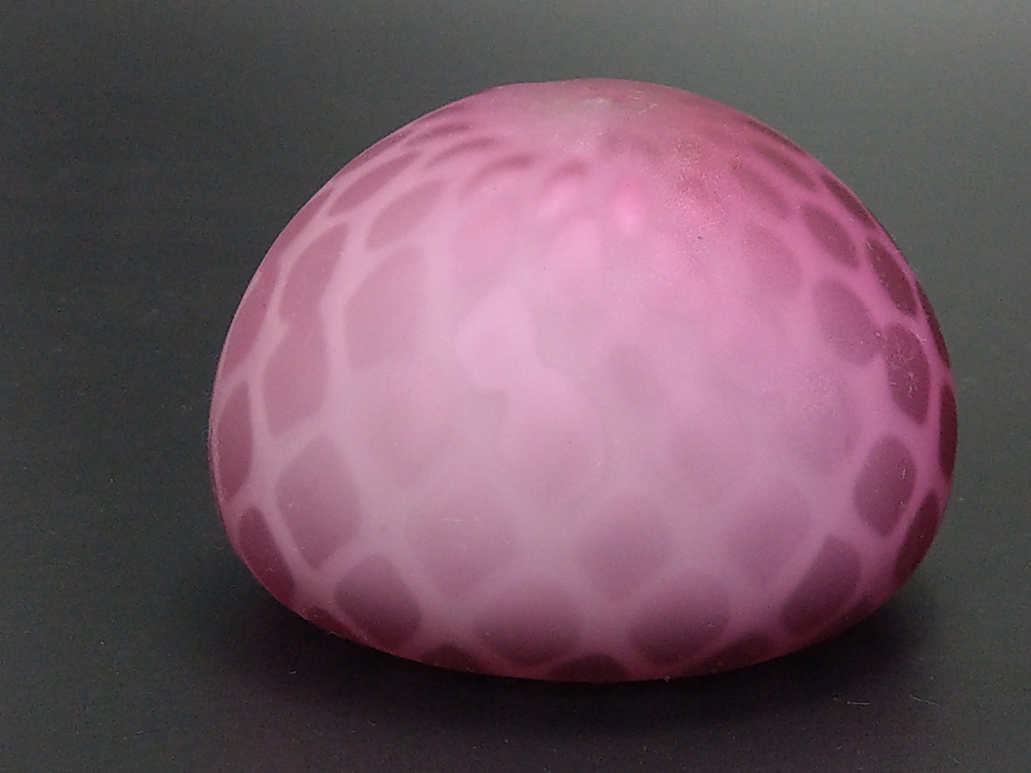 Thomas Webb Cased Pink Satin Glass Paperweight,