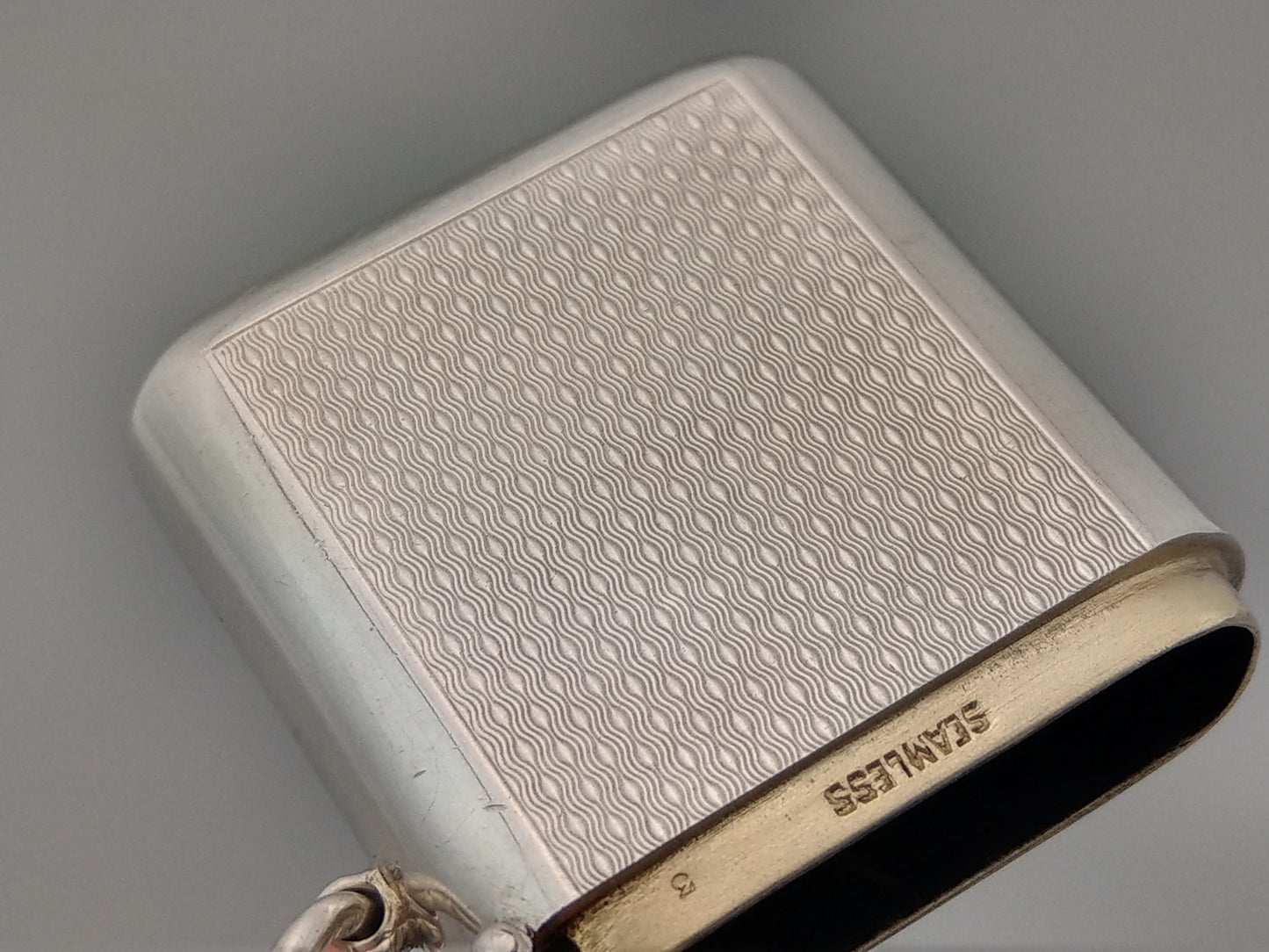Sterling Silver Match Vesta Case Seamless by Sampson and Mordan