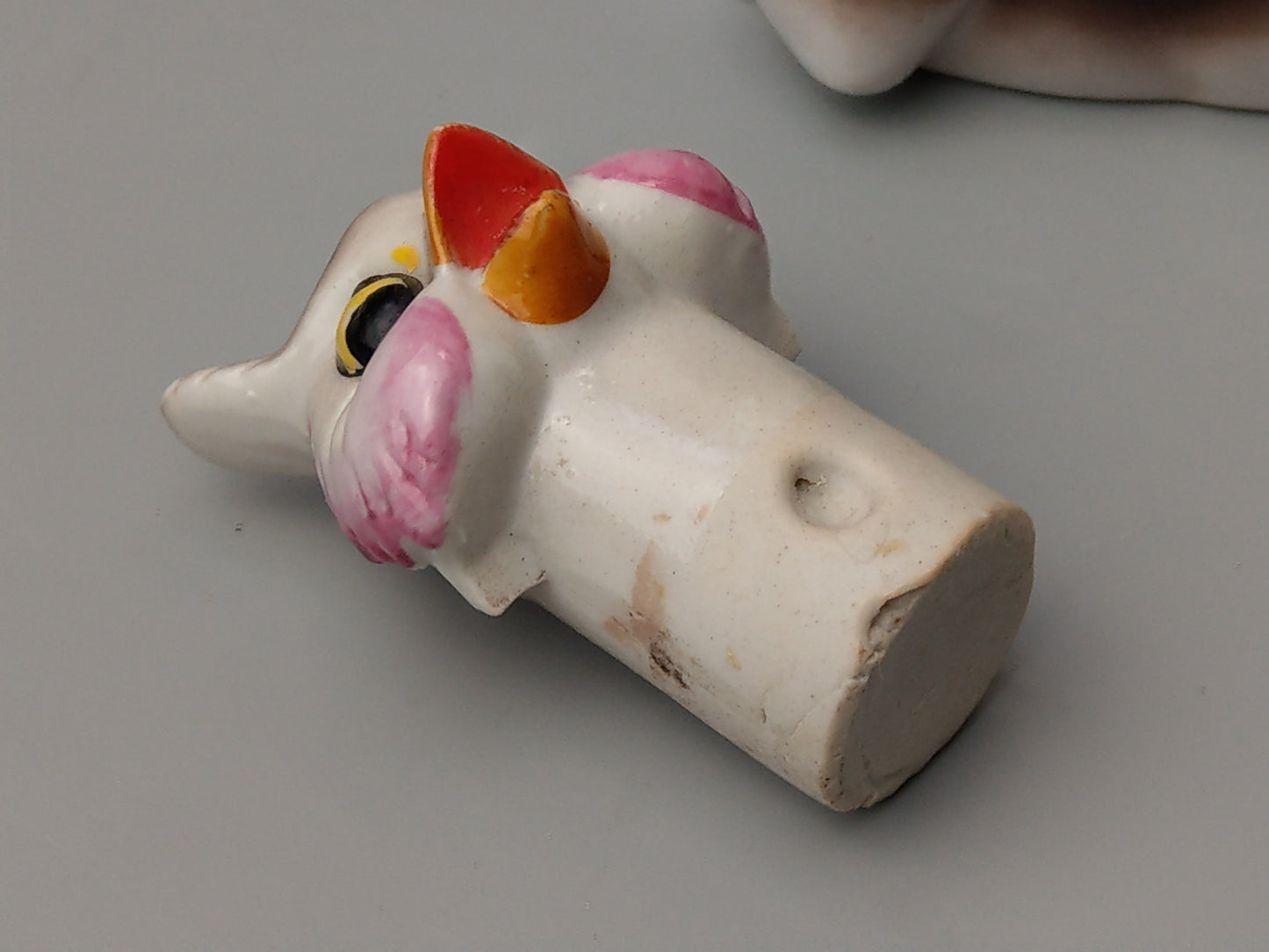 Nodding head Ashtray Owl Japanese Patent T.T c1940