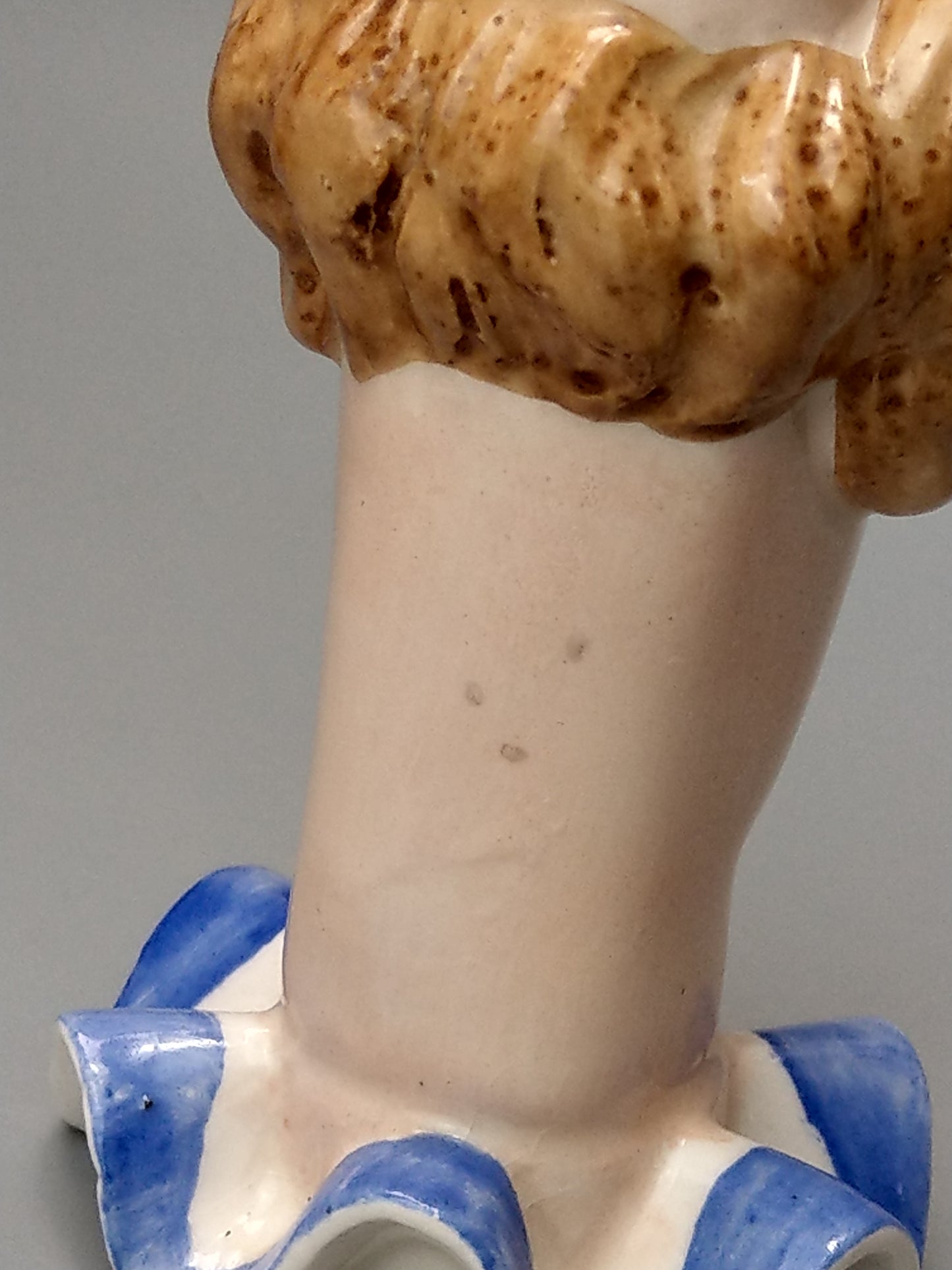 Smoking Head Clown Blue Ruff in Schäfer Vater Style.