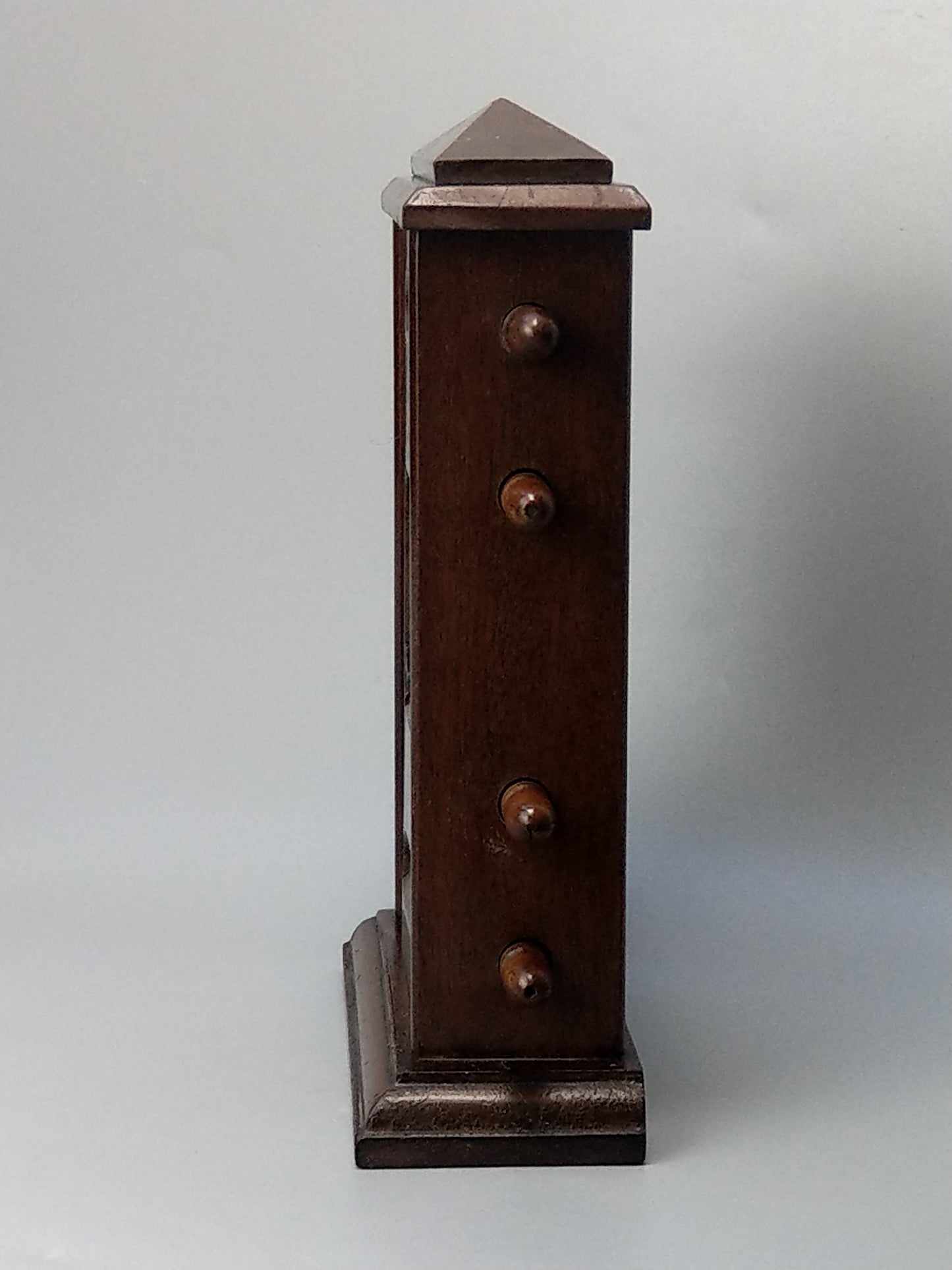 Antique Large Mahogany Perpetual Desk Calendar