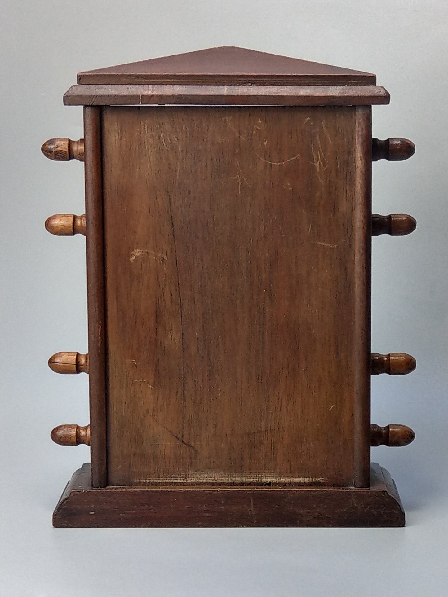 Antique Large Mahogany Perpetual Desk Calendar
