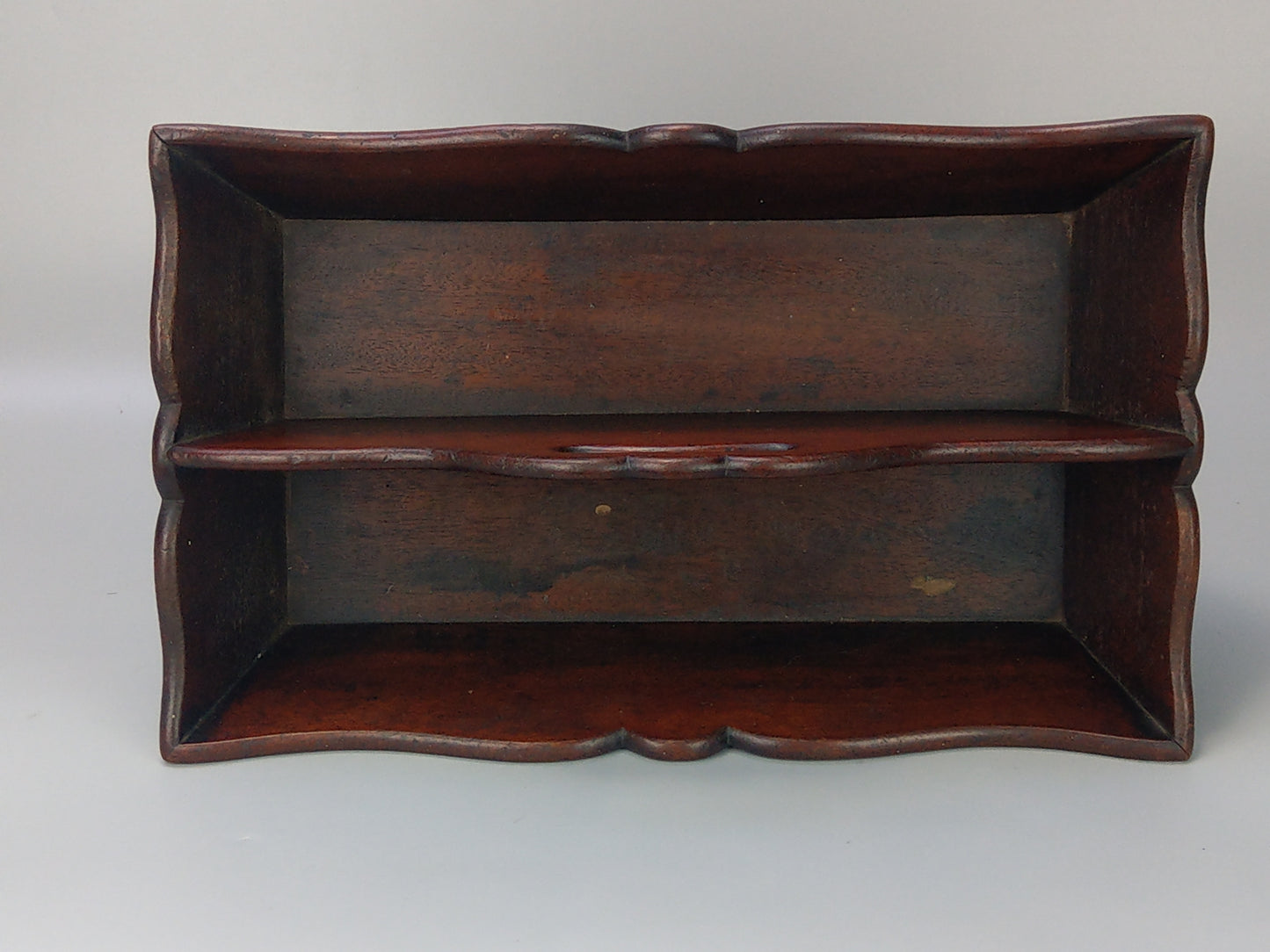 Antique Mahogany Cutlery Caddy Tray c.1830