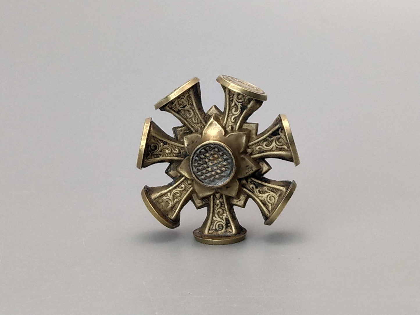 Victorian Brass Intaglio Seal Wheel