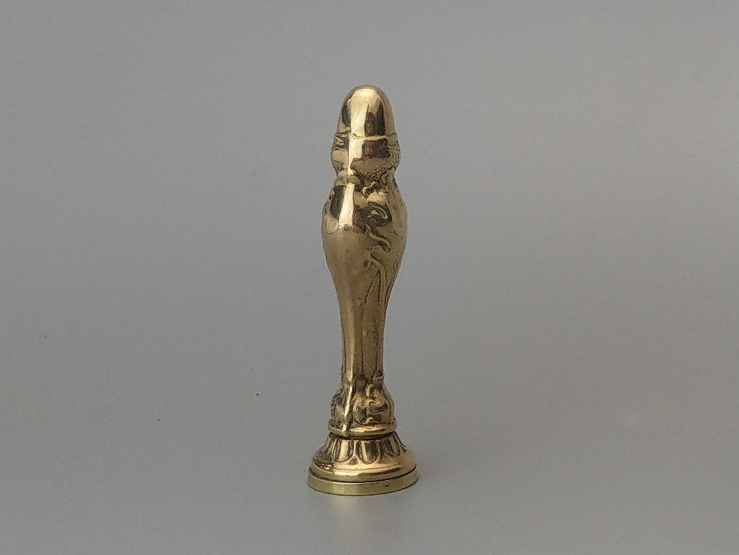 Antique Desk Wax Seal Acorn Top Letter K by J.W and co