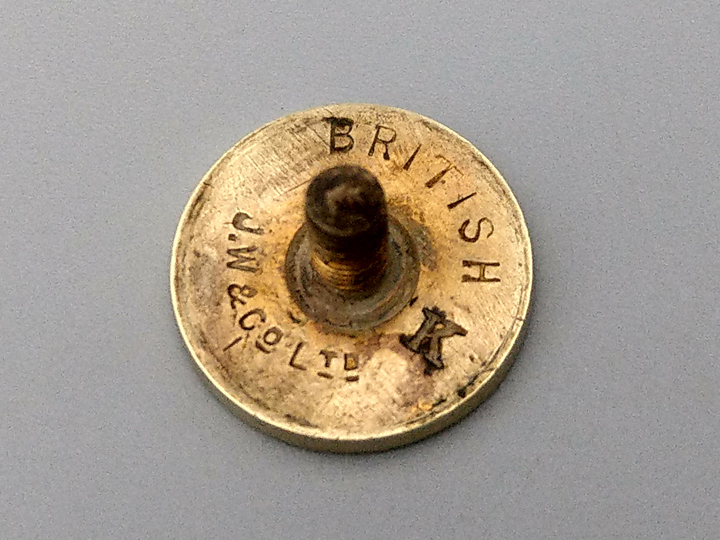 Antique Desk Wax Seal Acorn Top Letter K by J.W and co