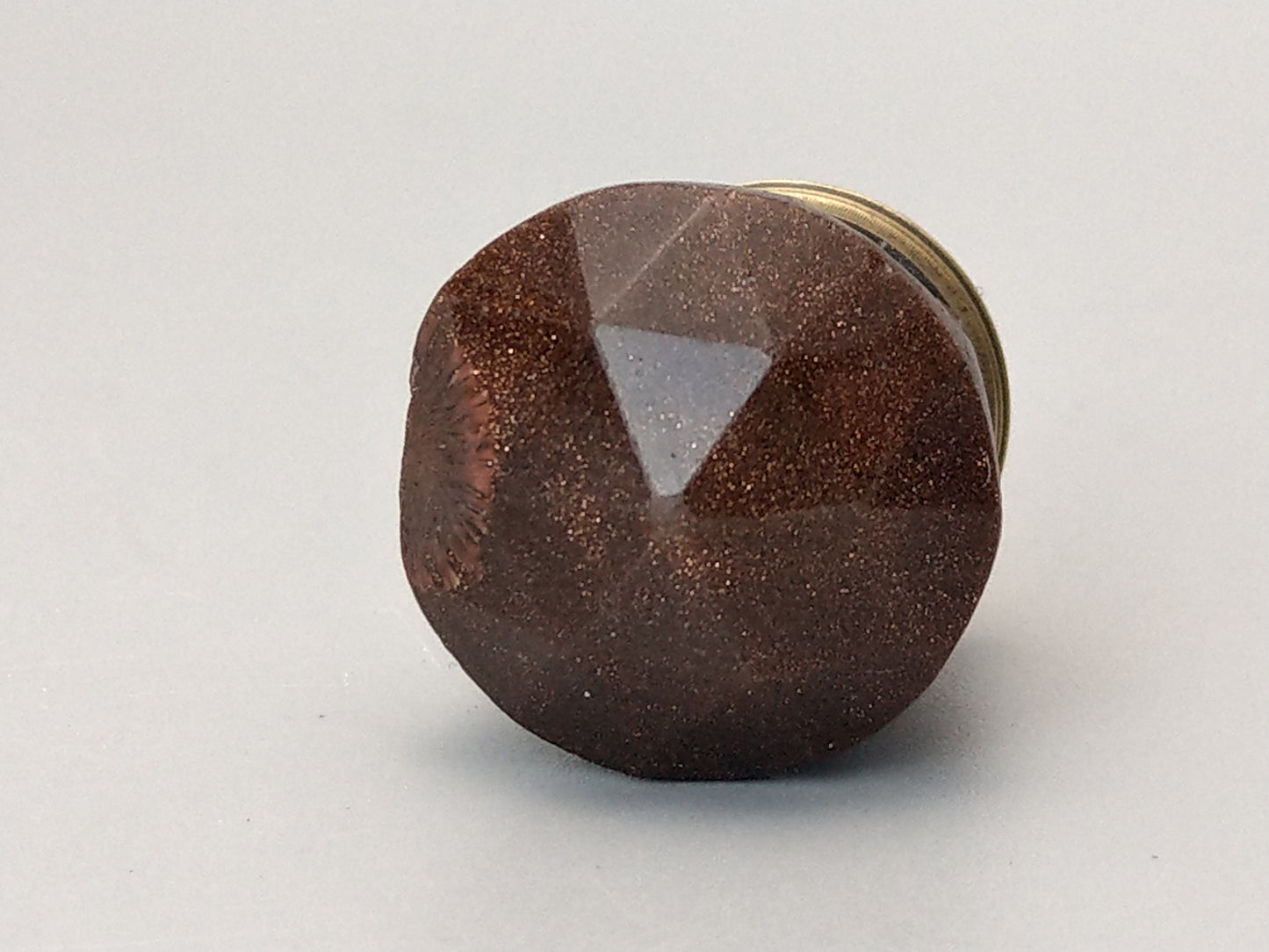Antique Wax Seal Goldstone with coral fossil handle From Bantry Ireland