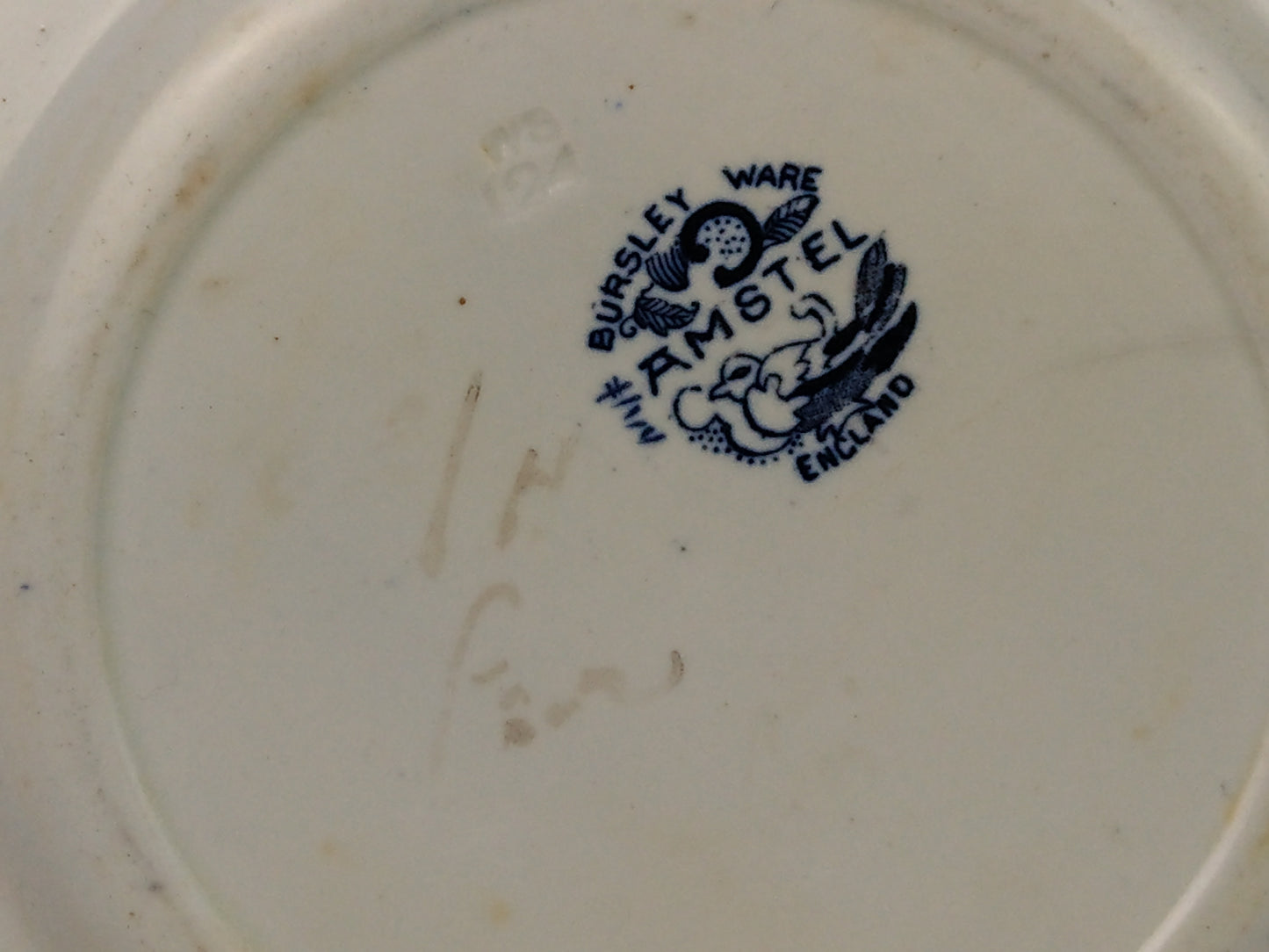 Octagonal Plate Bursley Amstel by Frederick Rhead