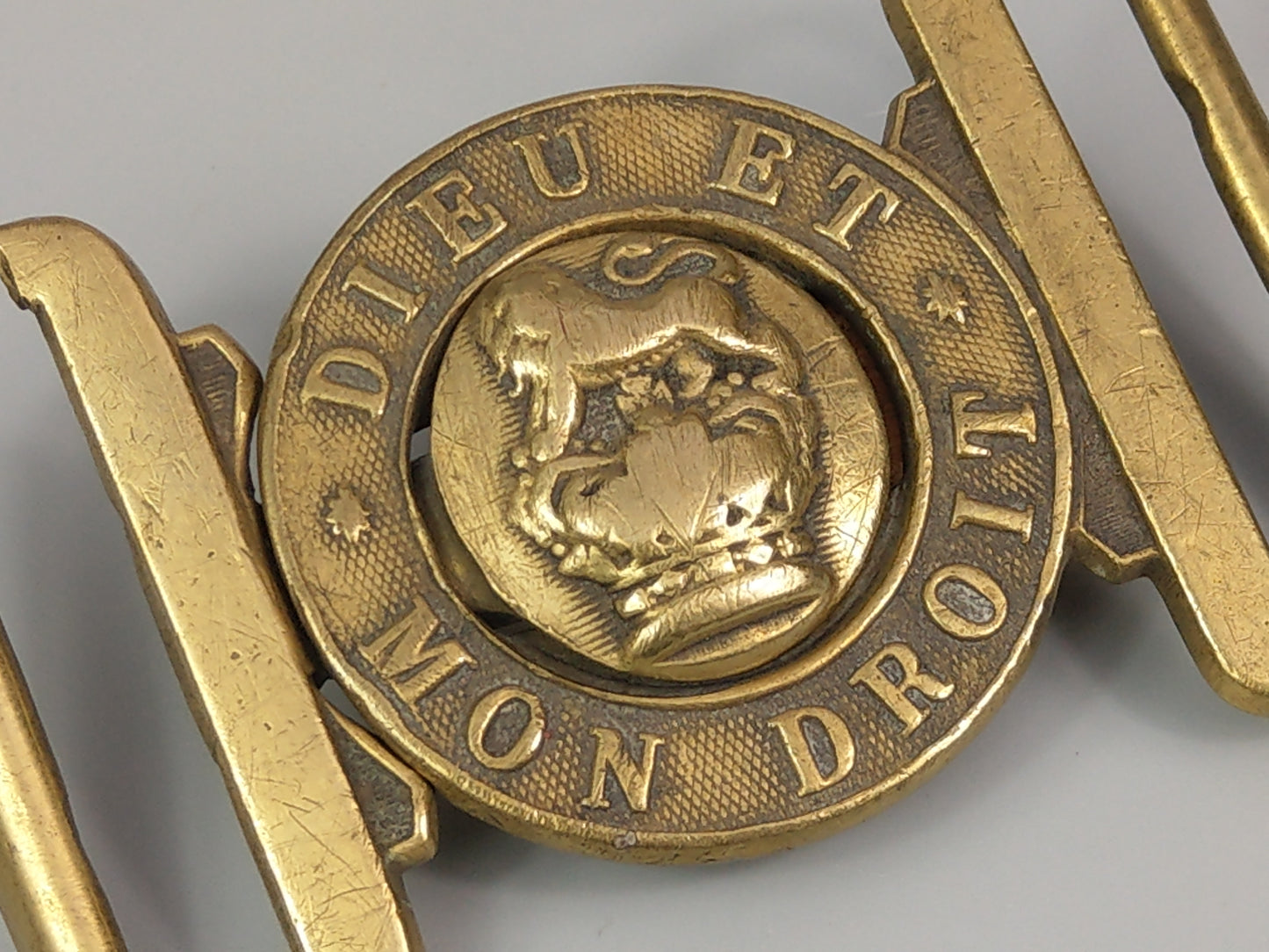 Victorian Brass General Service Belt Buckle