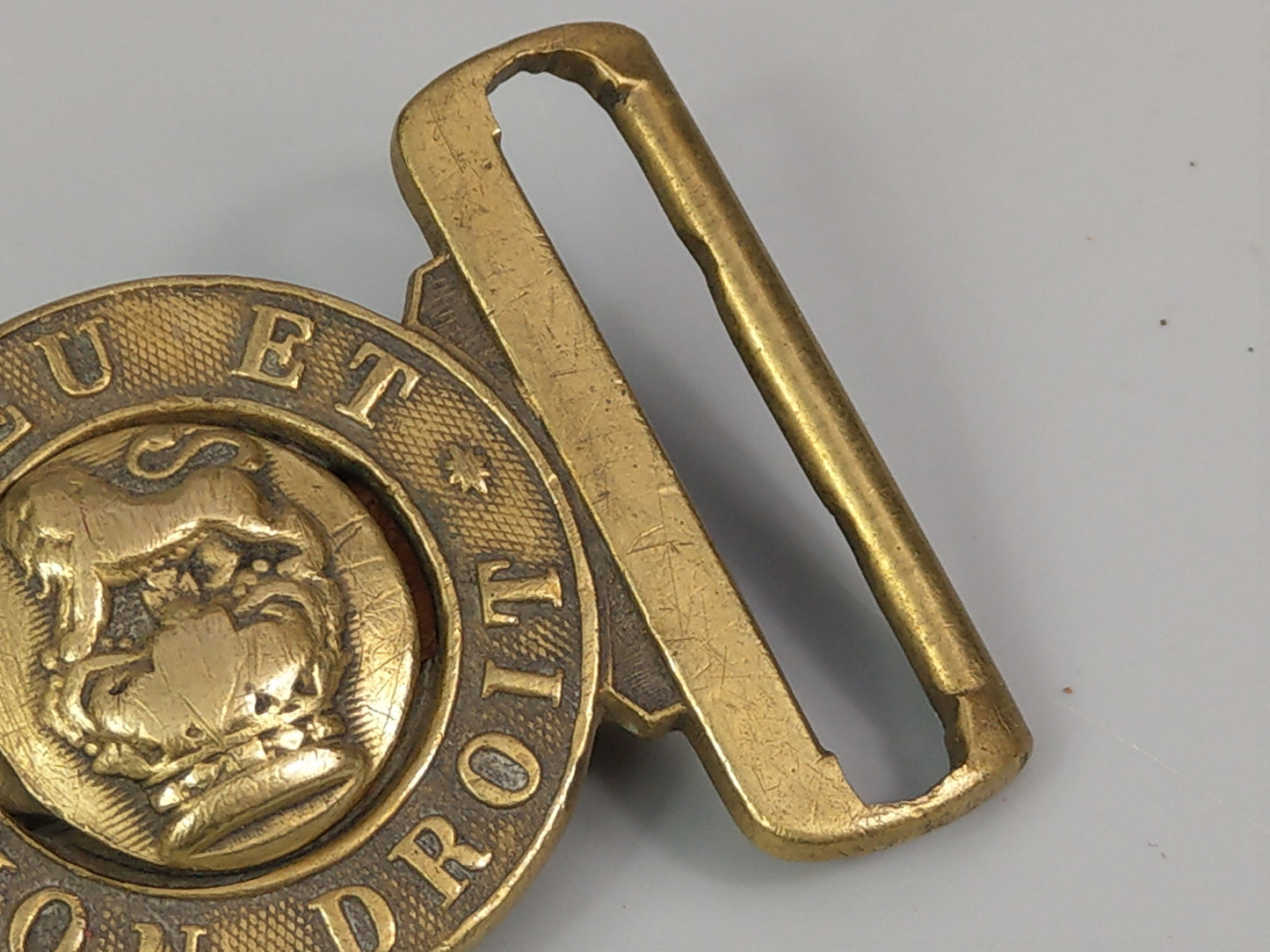 Victorian Brass General Service Belt Buckle