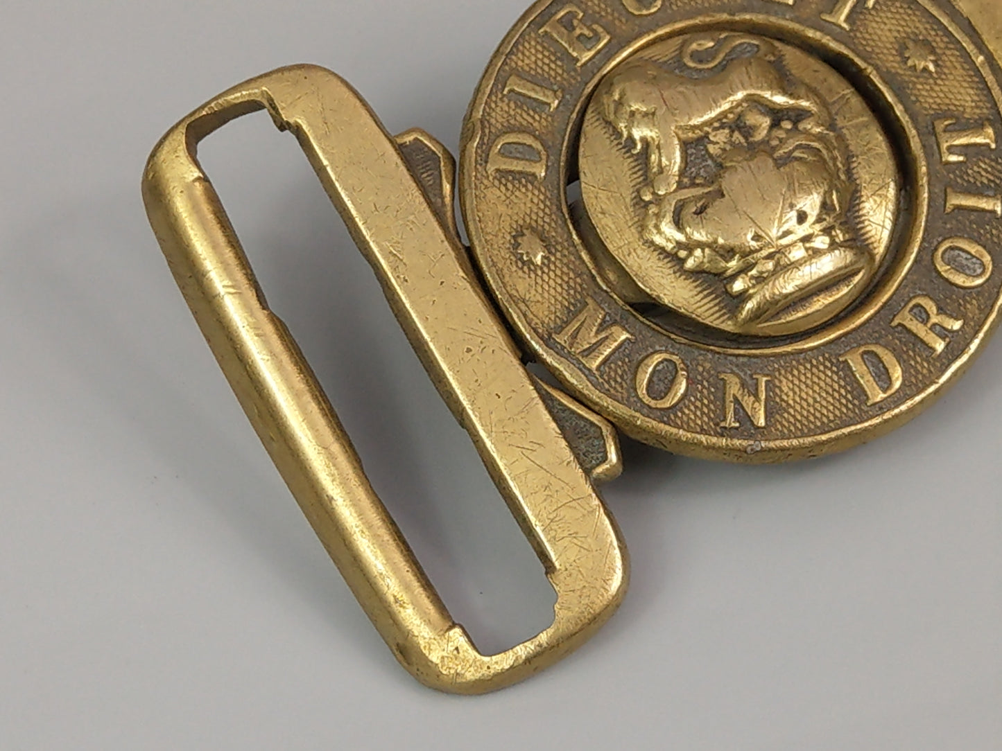 Victorian Brass General Service Belt Buckle