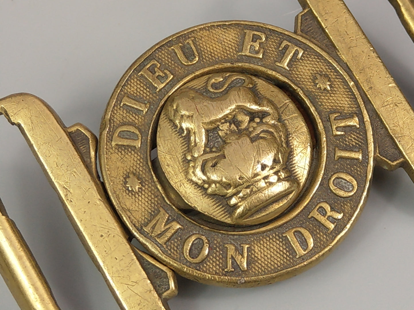 Victorian Brass General Service Belt Buckle