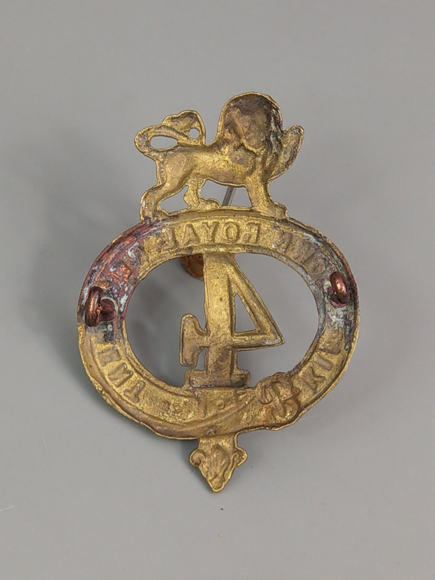 4th King's Own Royal Regiment Glengarry Cap Badge