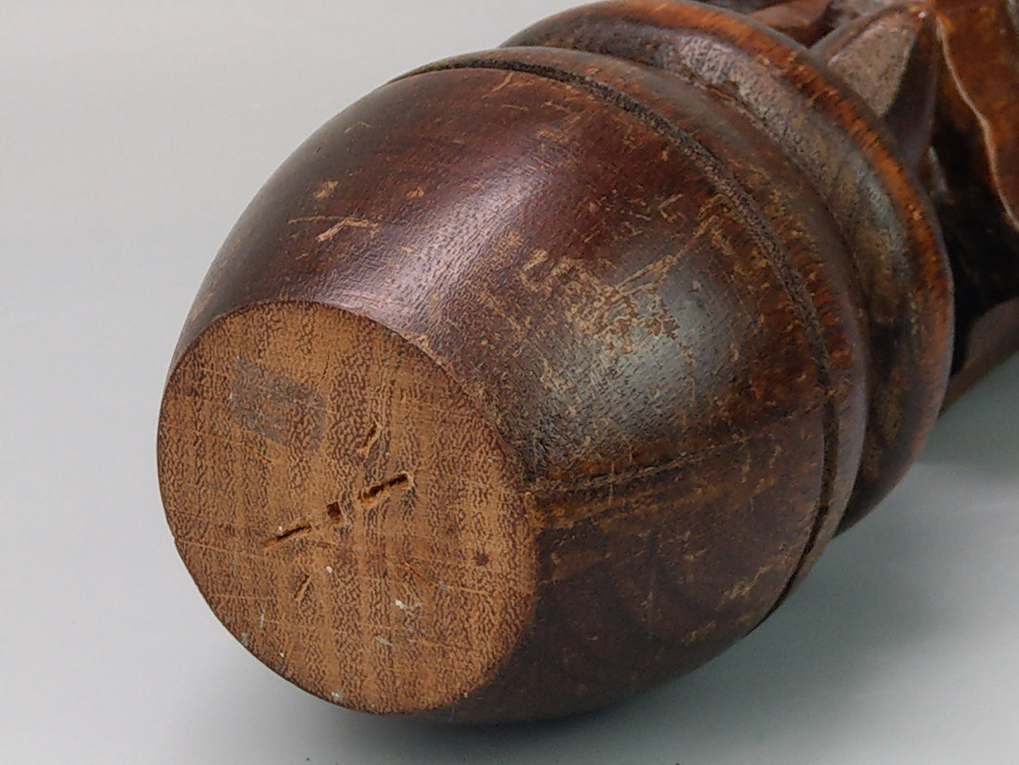 Large Carved Wooden Figure Depicting a Dutch Elderly Woman in Traditional Attire