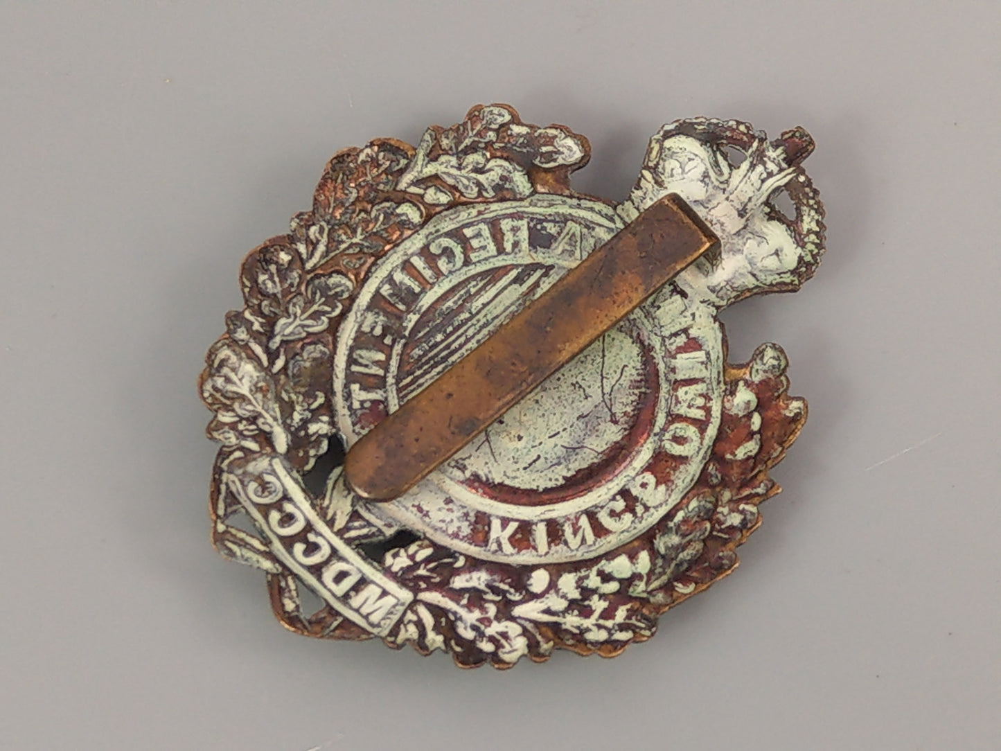 King's Own Malta Regiment Slide Cap Badge