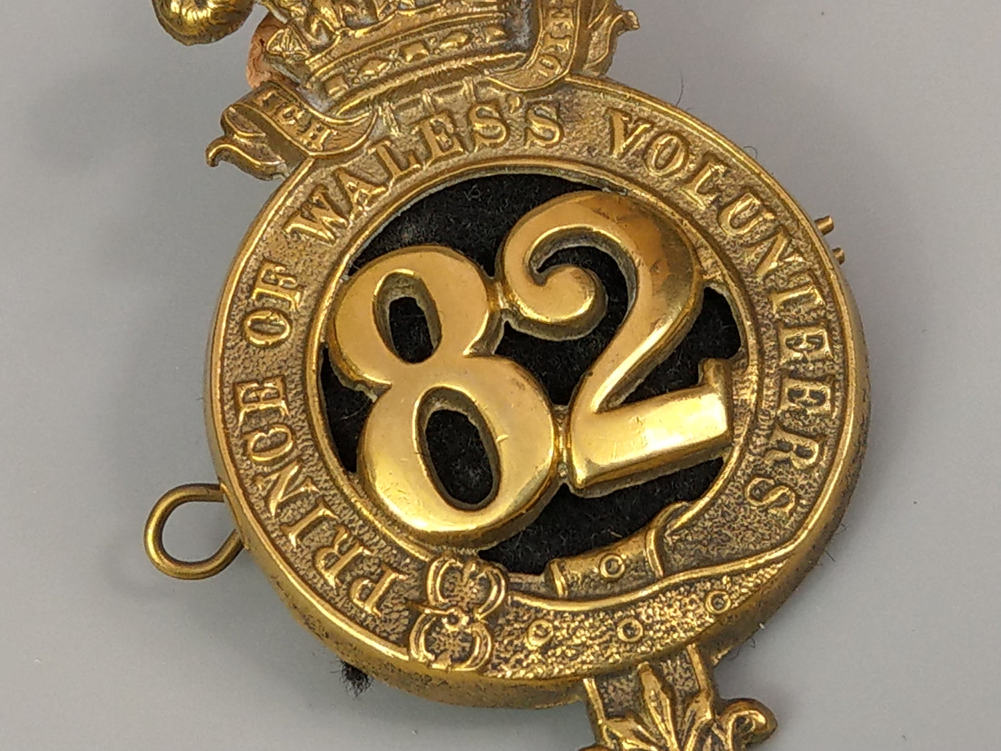82nd Regiment of Foot Prince of Wales’s Volunteers Regimental Cap Badge