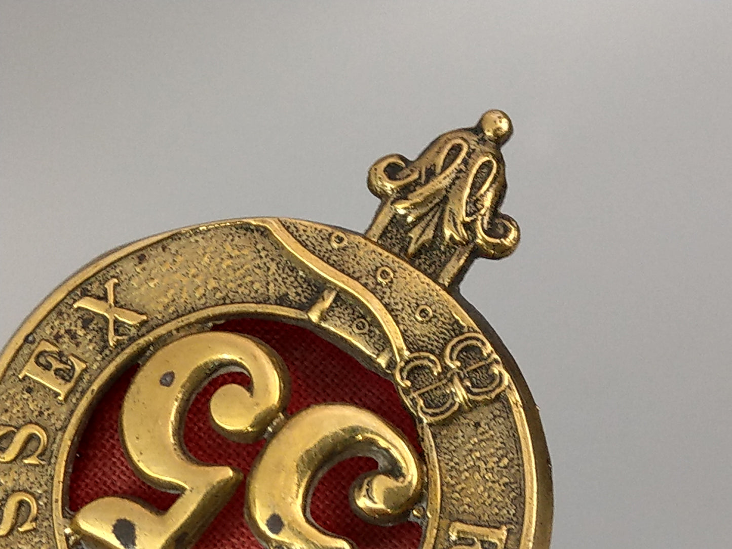 35th Royal Sussex Regiment of Foot Victorian Glengarry Cap Badge