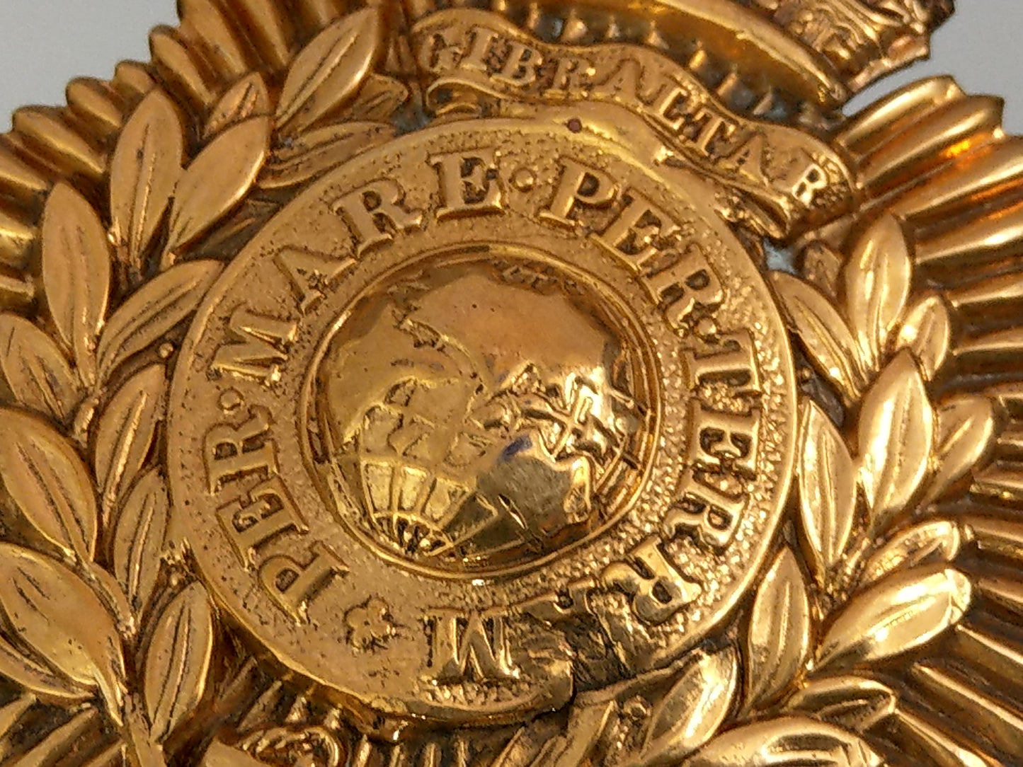 Royal Marines Corps Helmet Badge