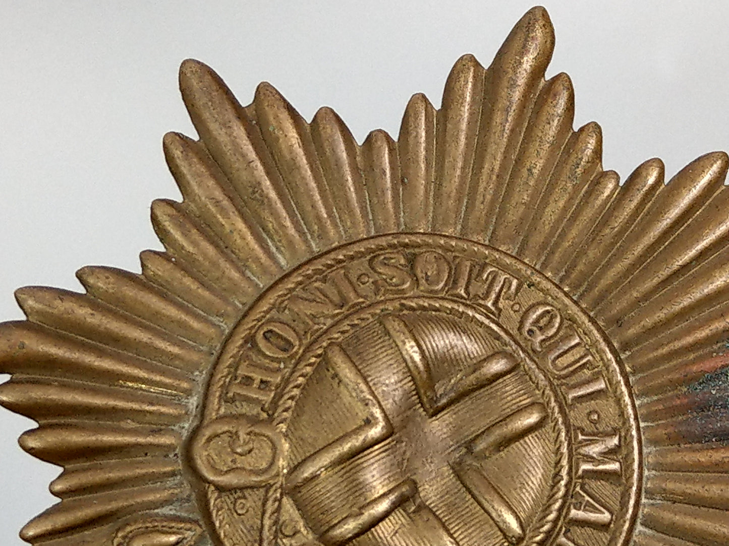 Early Coldstream Guards Helmet Badge