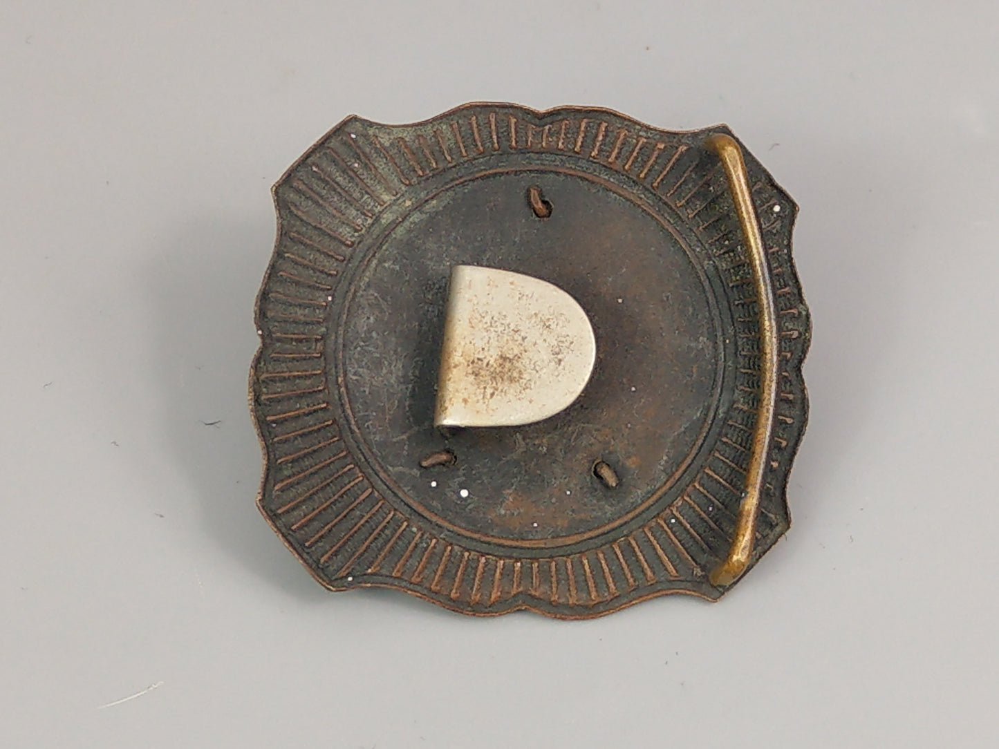 Victorian Military Regimental Officer Belt Buckle Cypher Monogram CA