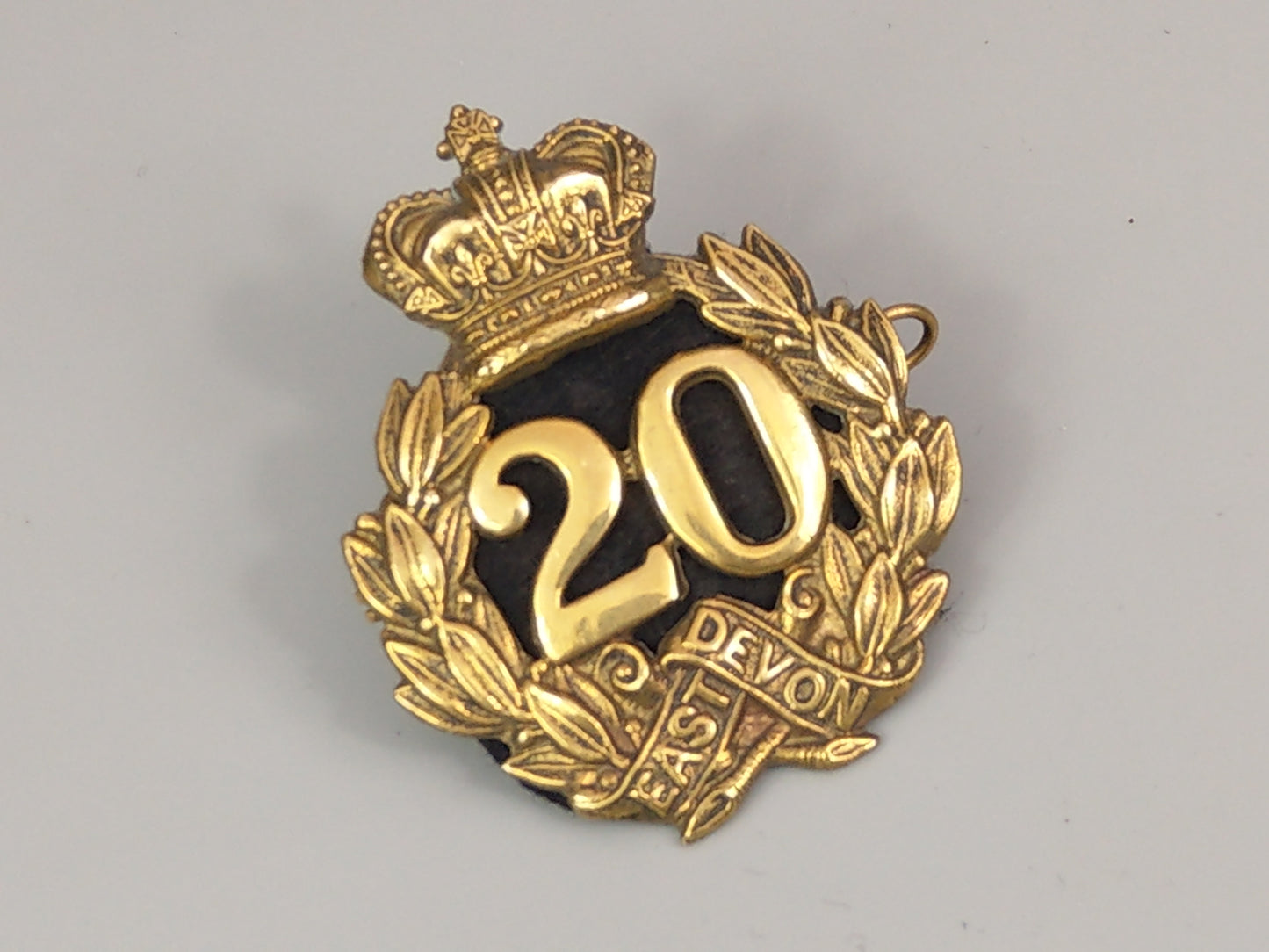 20th East Devon Regiment of Foot Glengarry Badge Regimental Cap Badge