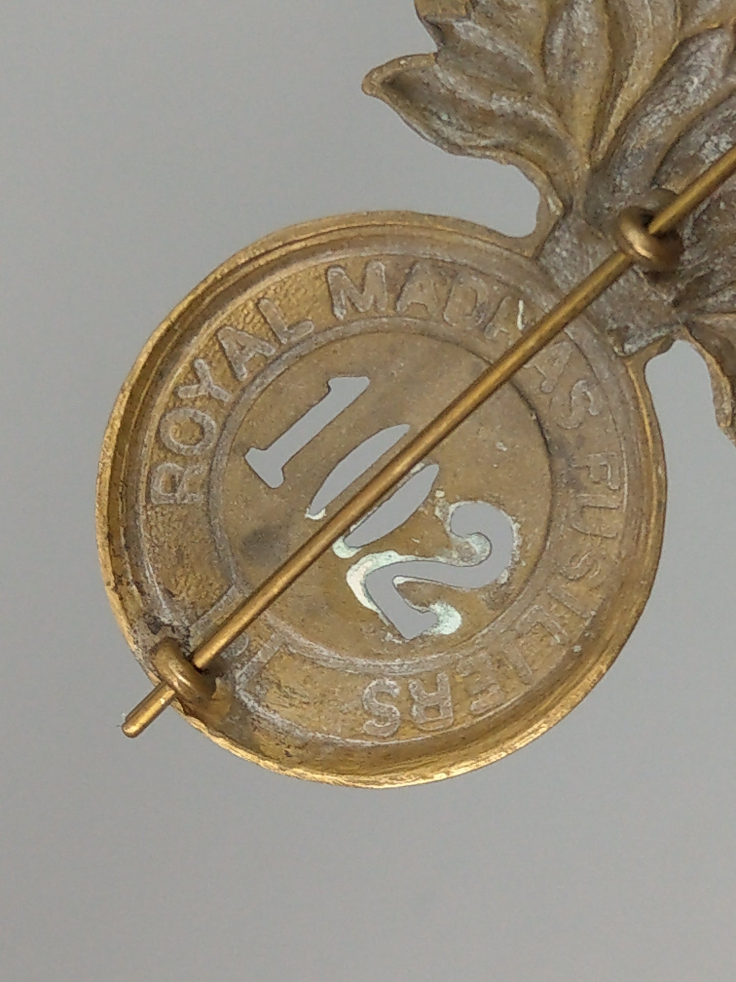 Glengarry Badge, 102nd Regiment Royal Madras Fusiliers Regimental Cap Badge