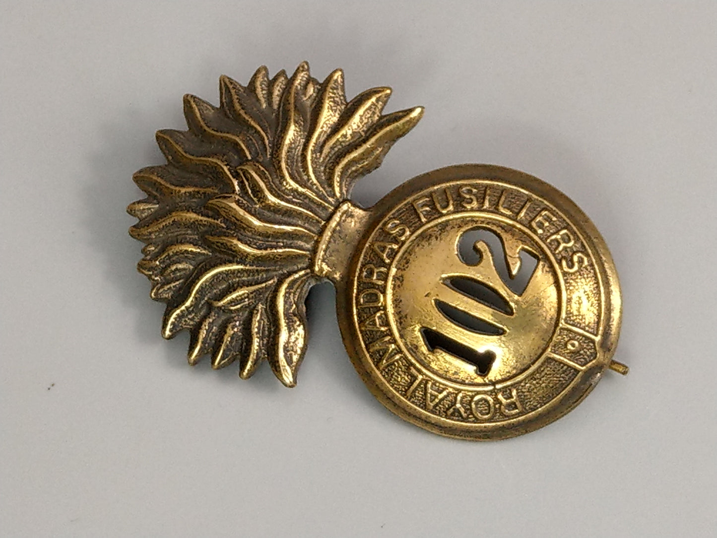 Glengarry Badge, 102nd Regiment Royal Madras Fusiliers Regimental Cap Badge