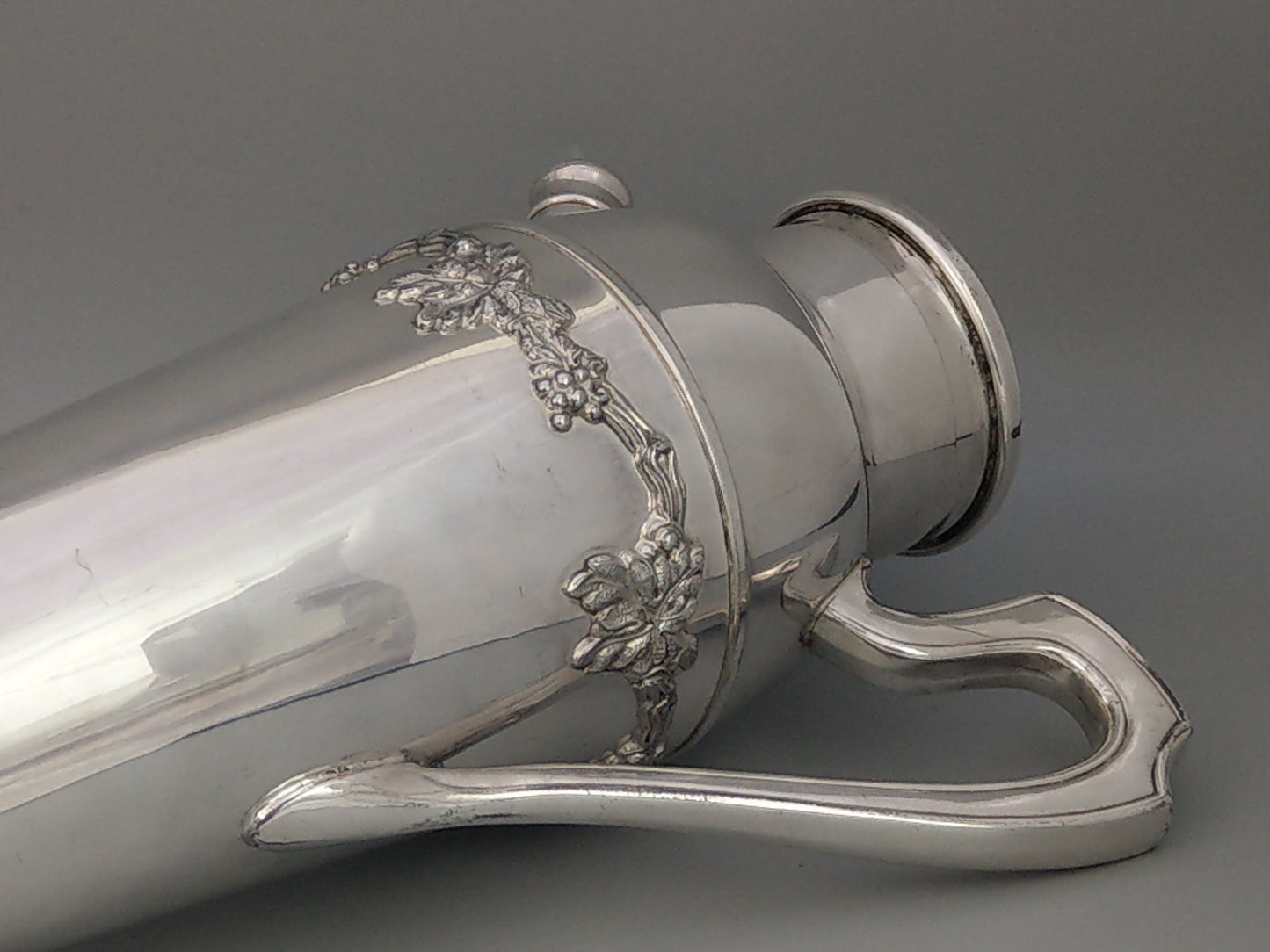 Antique Silver Plated Large Cocktail Shaker by Mappin and Webb