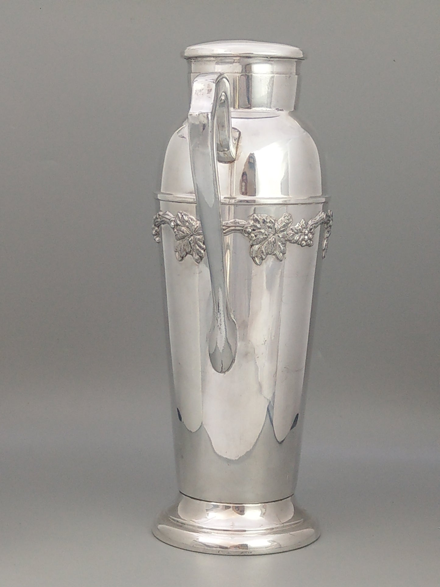 Antique Silver Plated Large Cocktail Shaker by Mappin and Webb