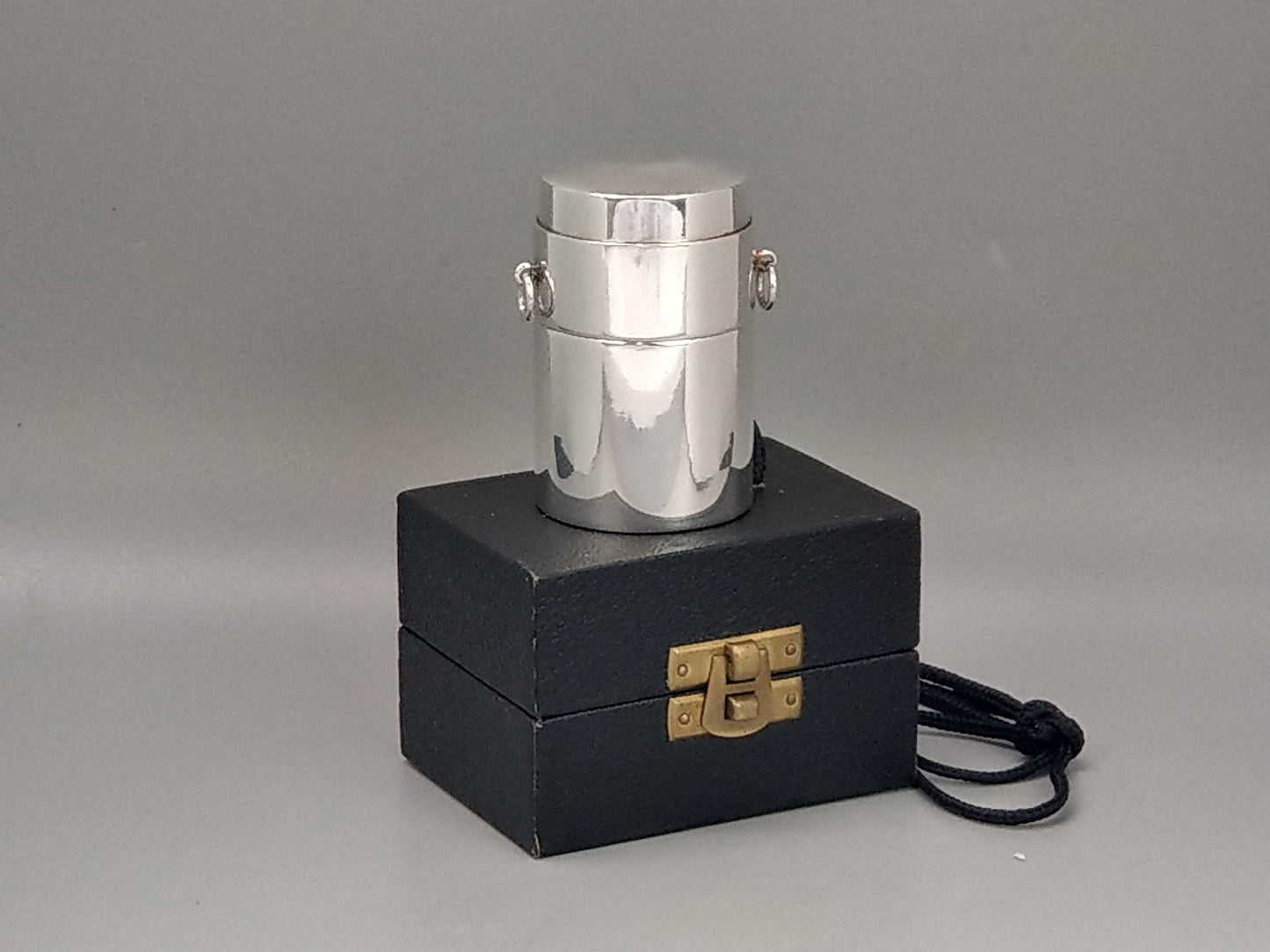 Vintage Viaticum Communion Travelling Pot with Original Case c. 1950