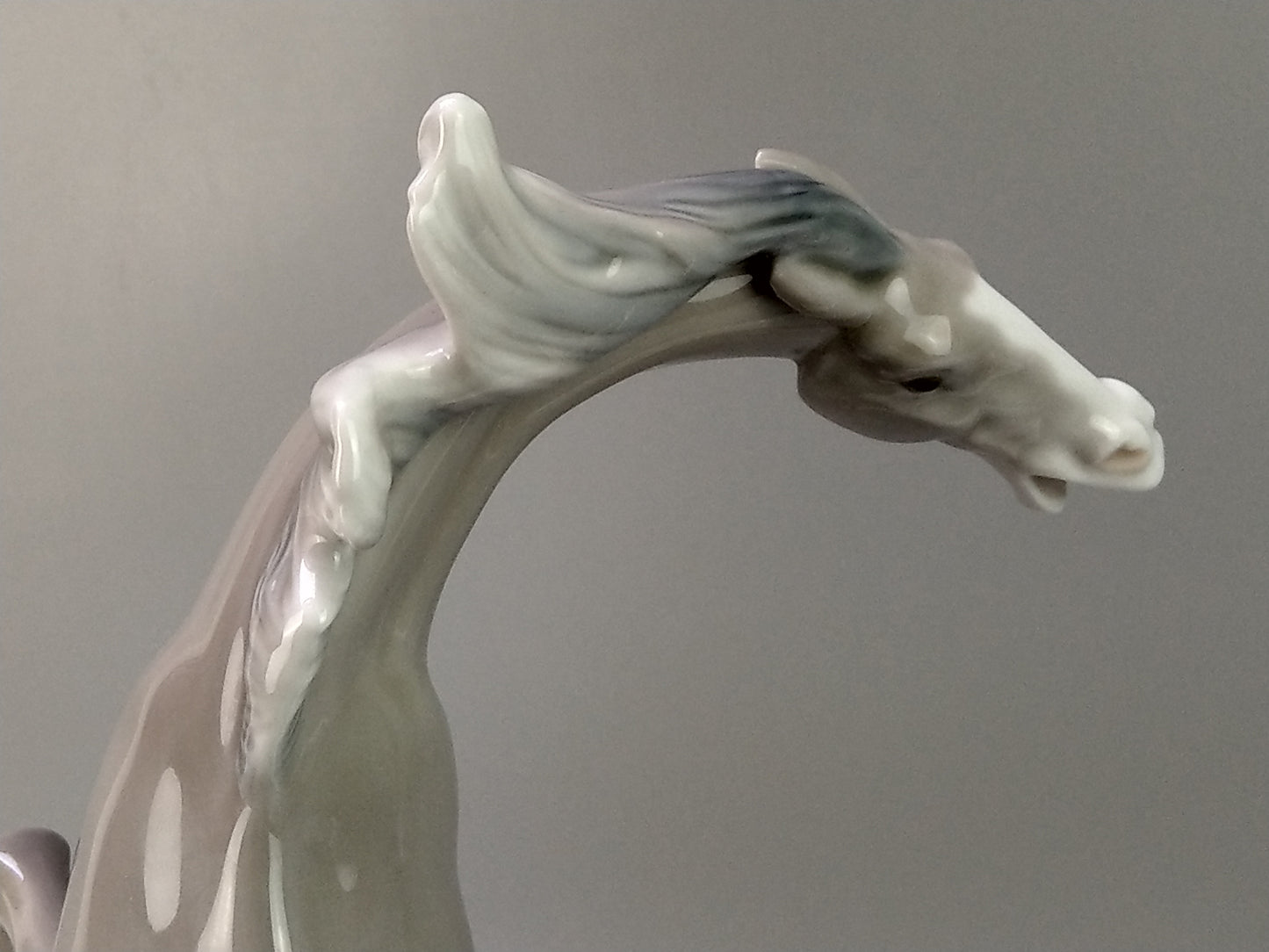 Vintage Large Lladro Horses Gloss