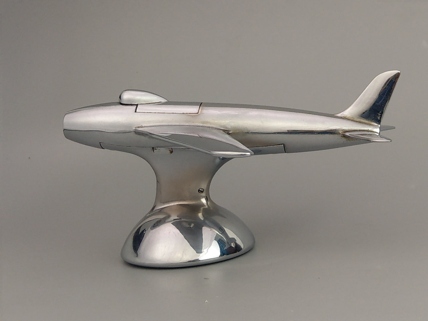 Dunhill Lighter Chrome Aeroplane Sabre Jet c.1950