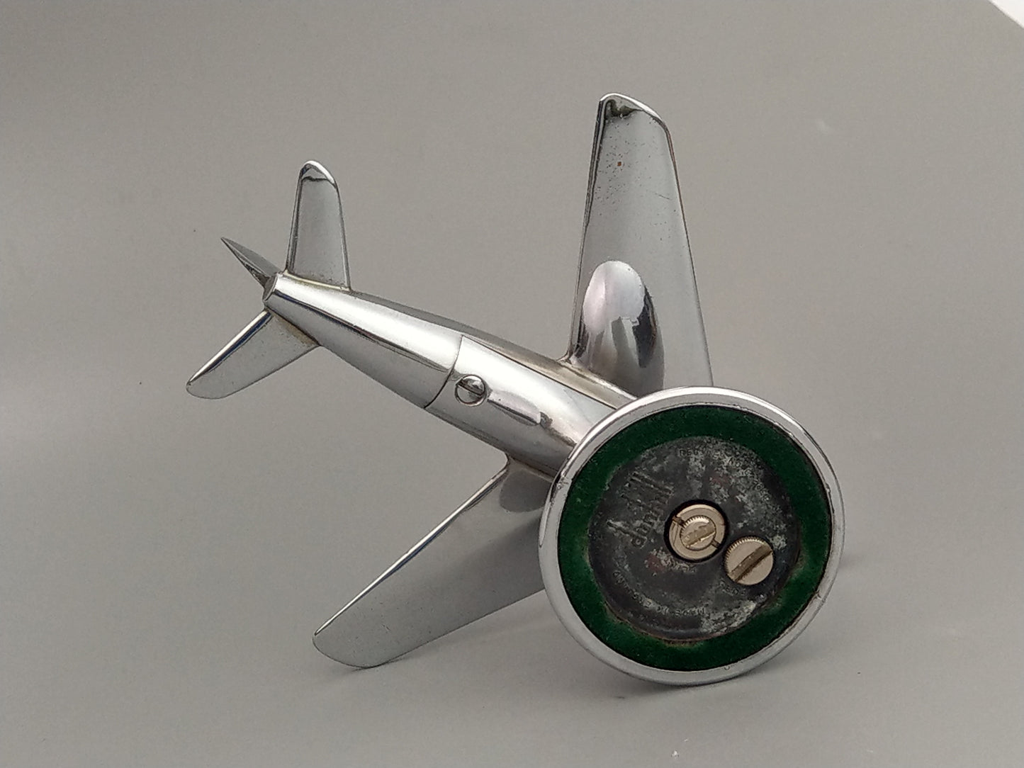 Dunhill Lighter Chrome Aeroplane Sabre Jet c.1950