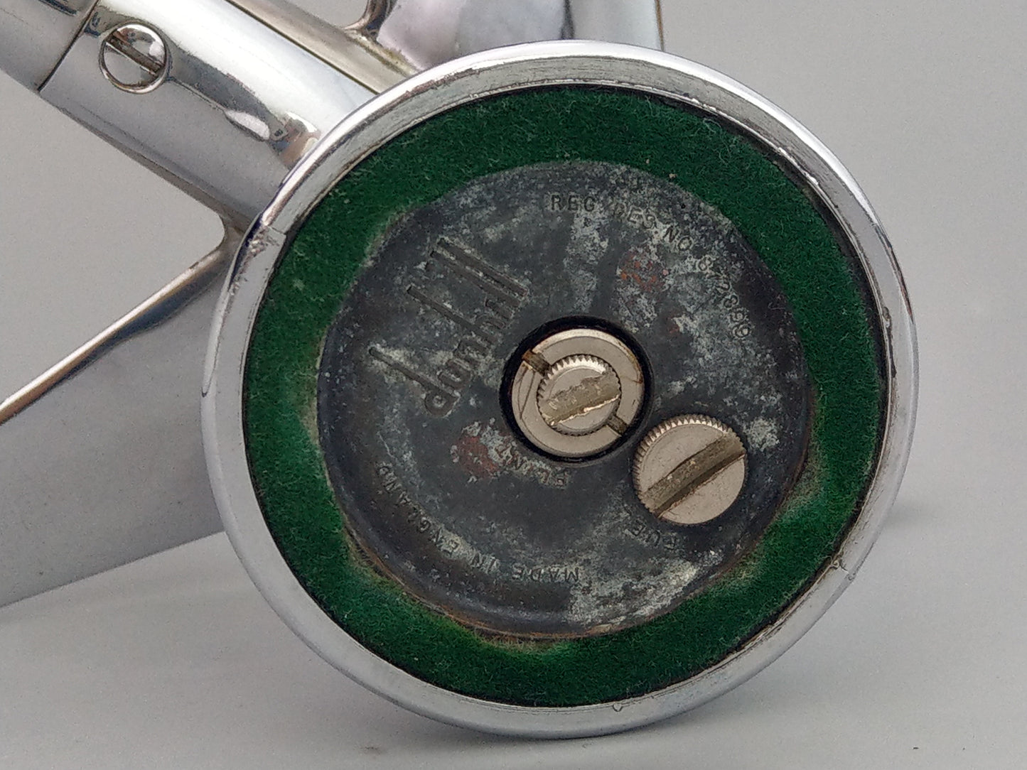 Dunhill Lighter Chrome Aeroplane Sabre Jet c.1950